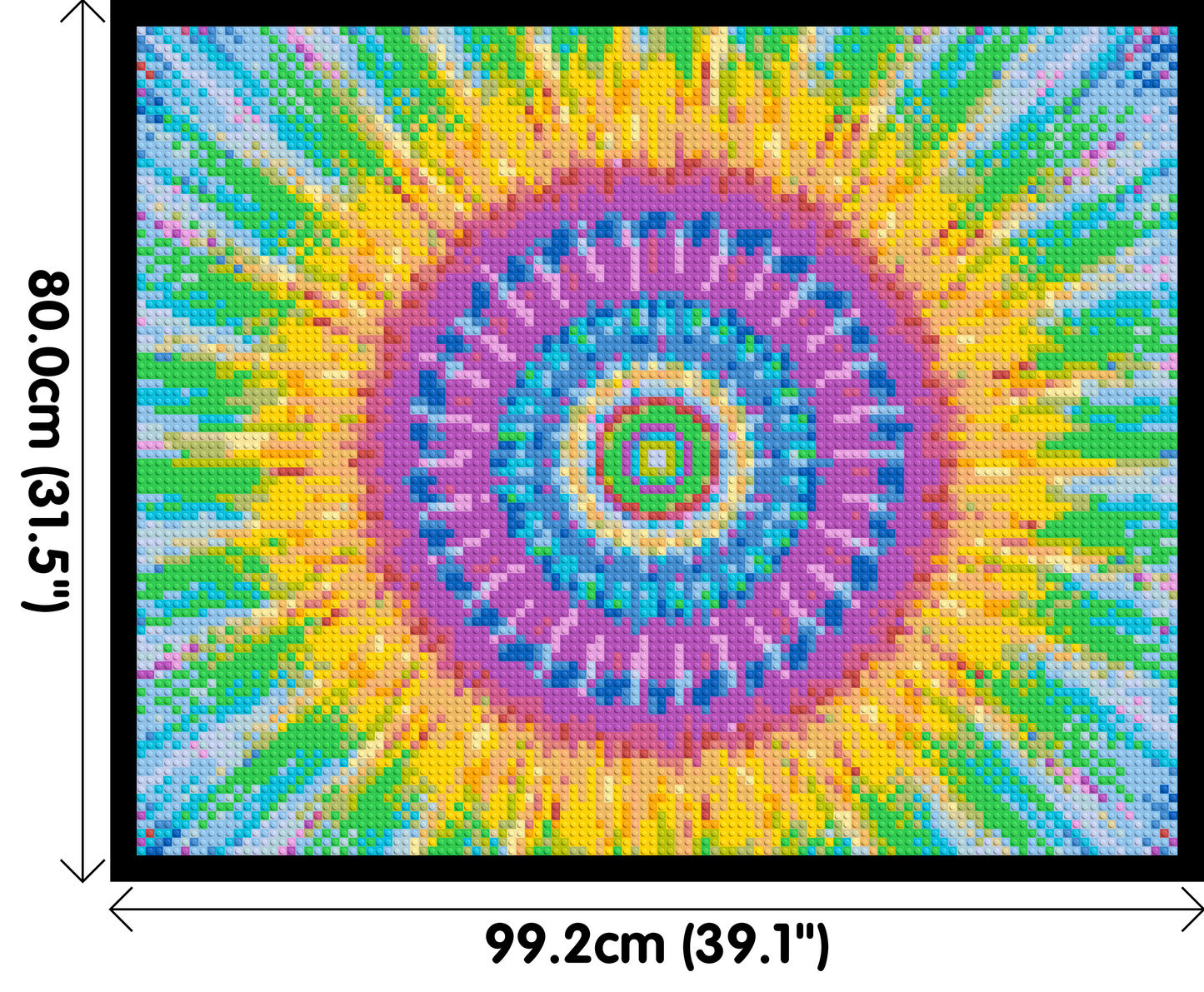 Abstract Pattern #4 - Brick Art Mosaic Kit 5x4 large