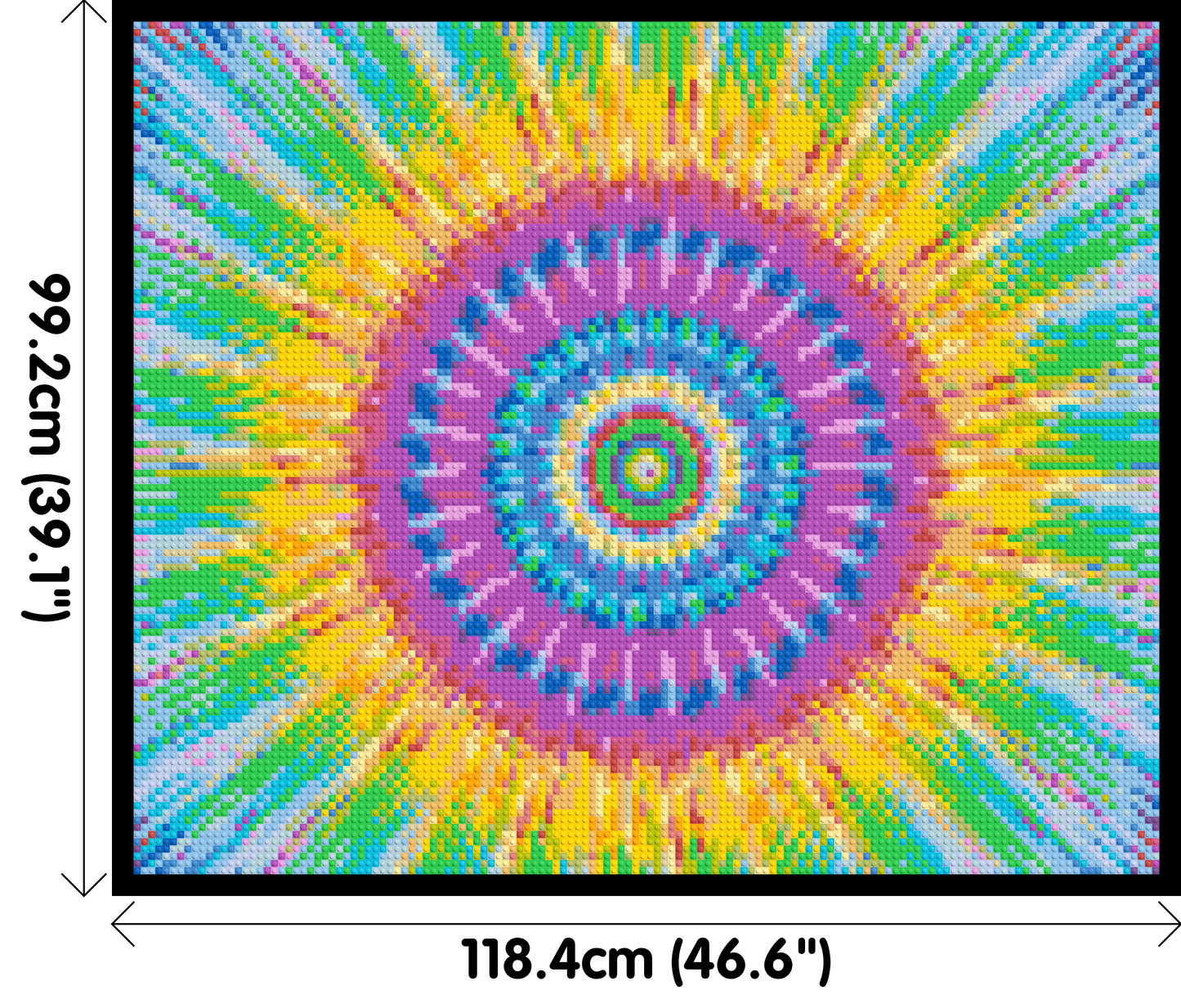 Abstract Pattern #4 - Brick Art Mosaic Kit 6x5 large