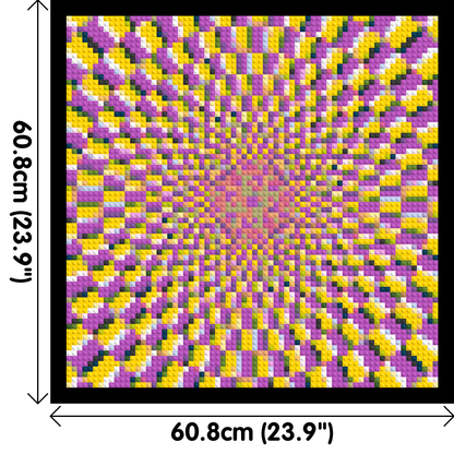 Abstract Pattern #5 - Brick Art Mosaic Kit 3x3 large