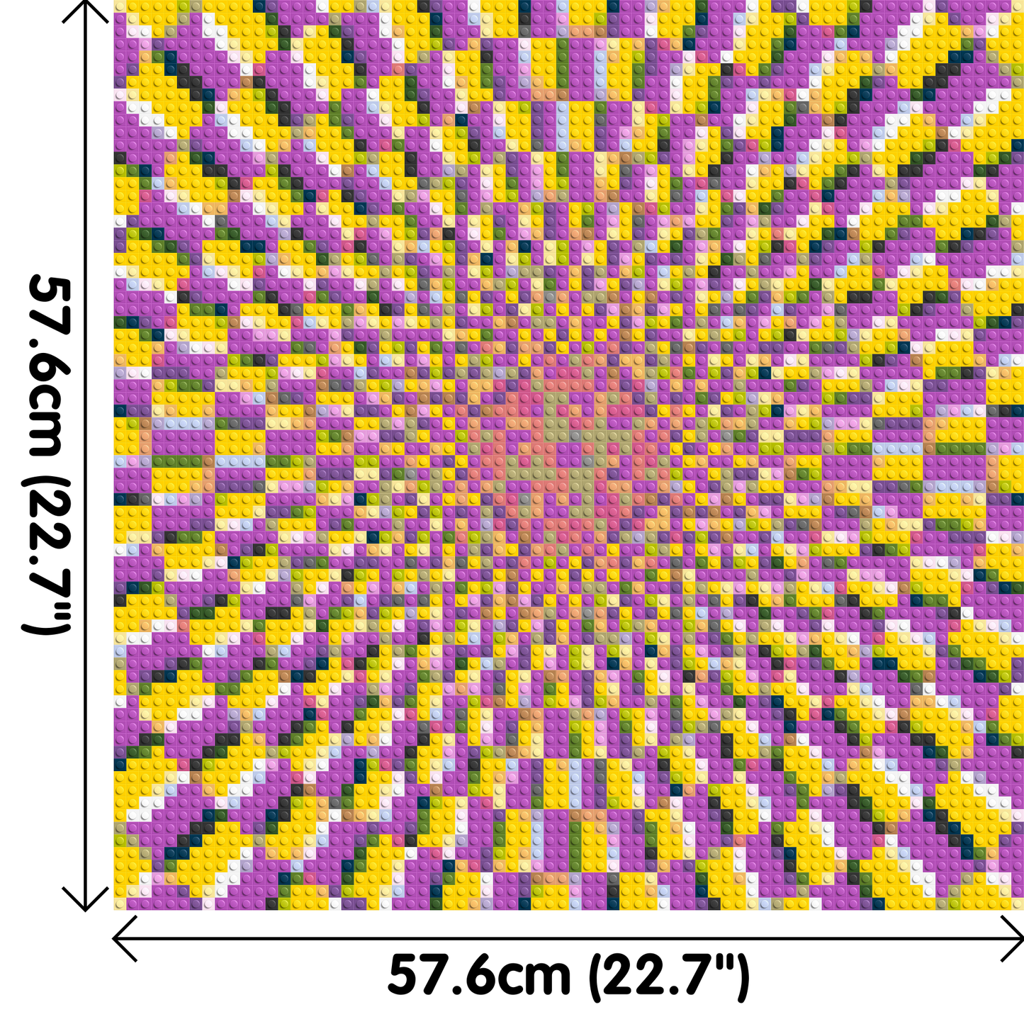 Abstract Pattern #5 - Brick Art Mosaic Kit 3x3 large