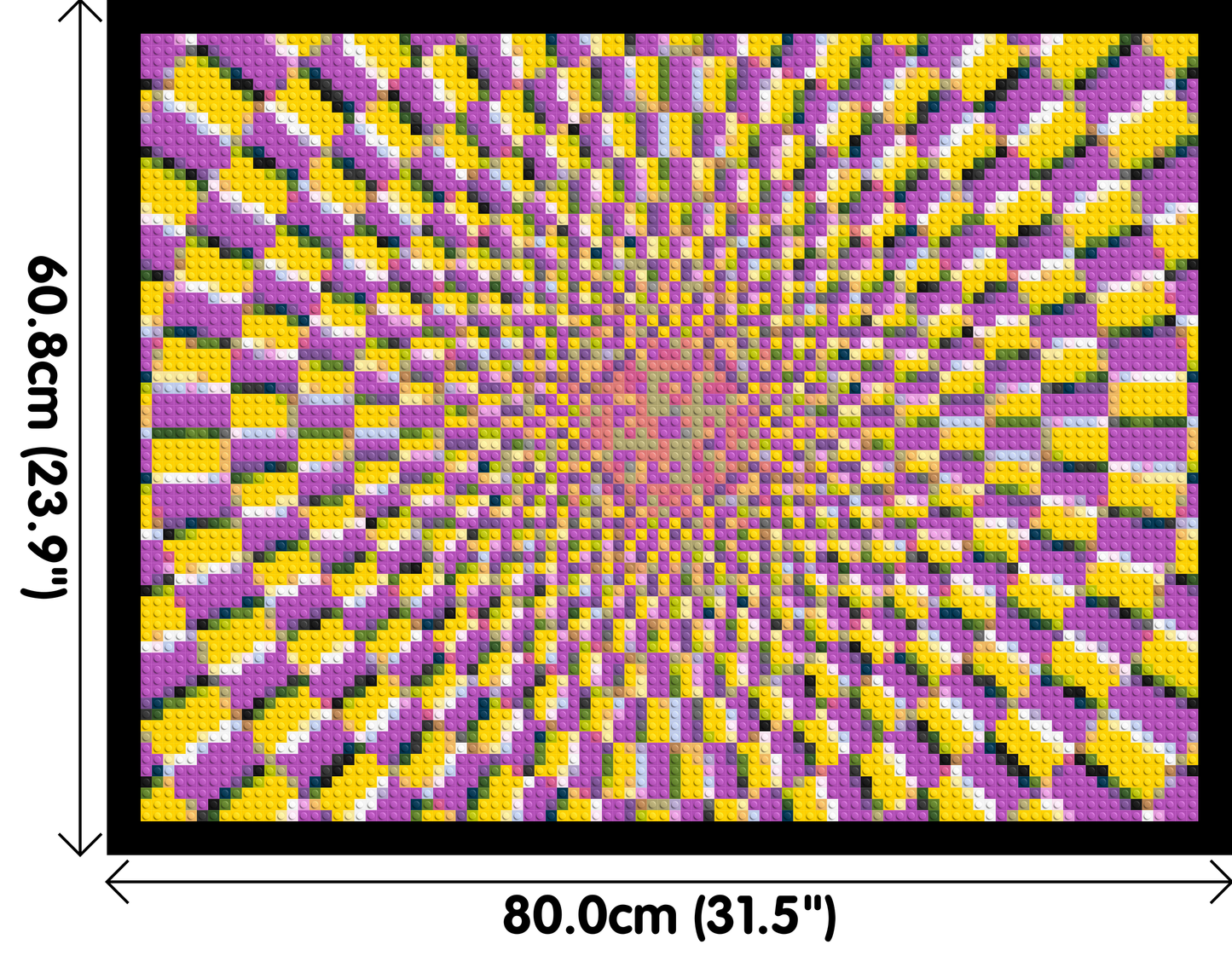 Abstract Pattern #5 - Brick Art Mosaic Kit 4x3 large