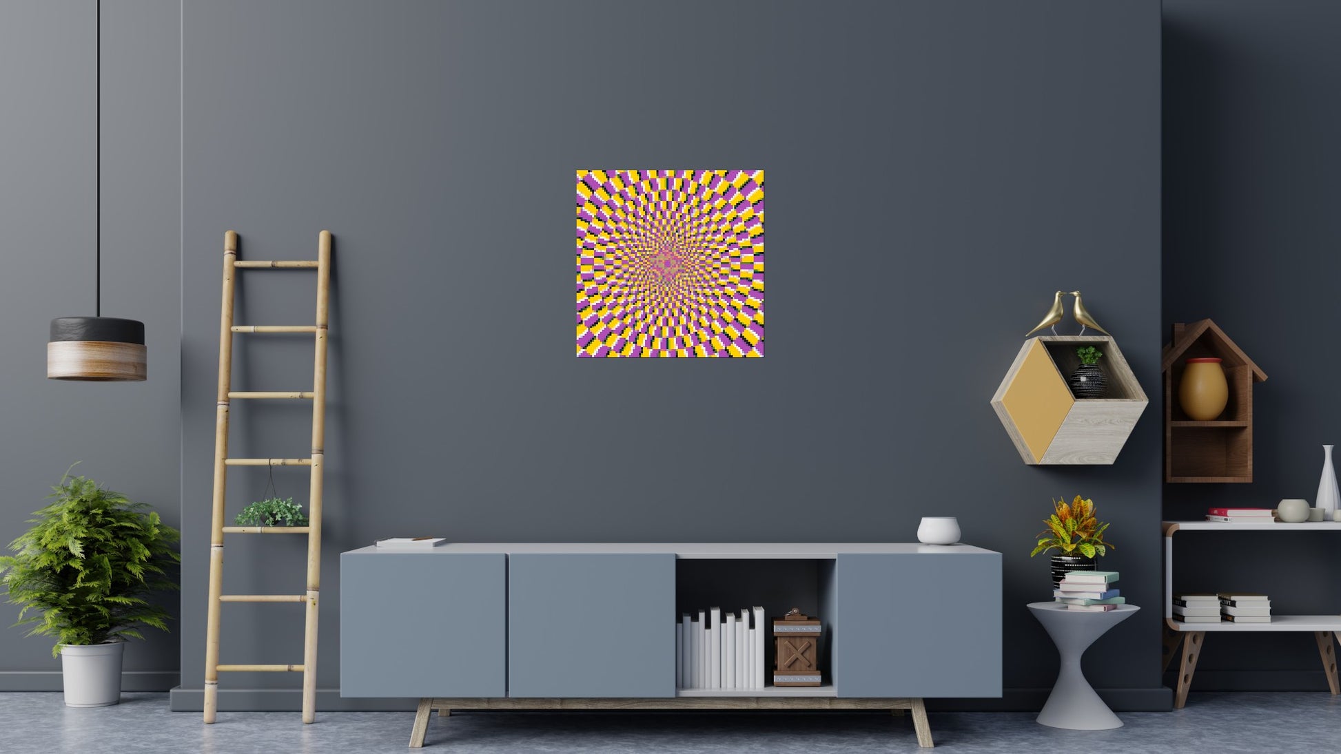 Abstract Pattern #5 - Brick Art Mosaic Kit 4x4 scene