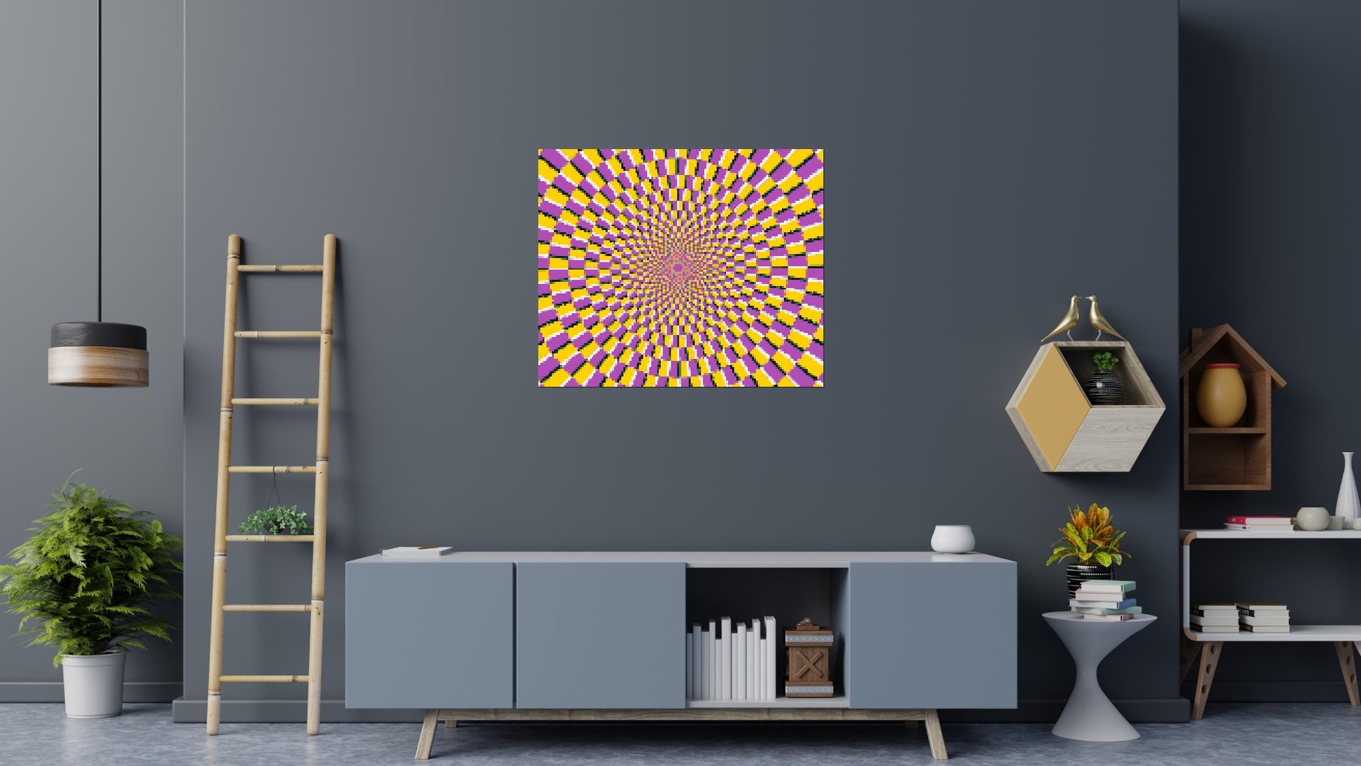 Abstract Pattern #5 - Brick Art Mosaic Kit 6x5 scene