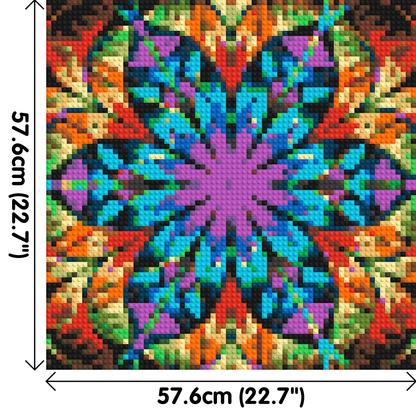 Abstract Pattern #7 - Brick Art Mosaic Kit 3x3 large