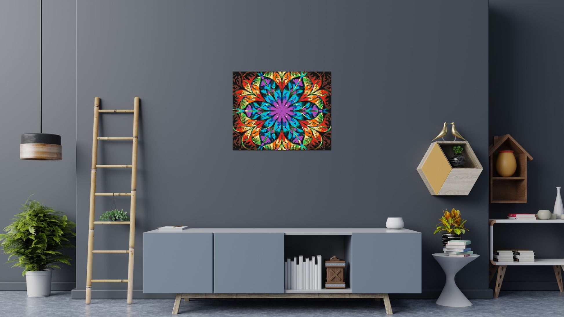 Abstract Pattern #7 - Brick Art Mosaic Kit 5x4 scene