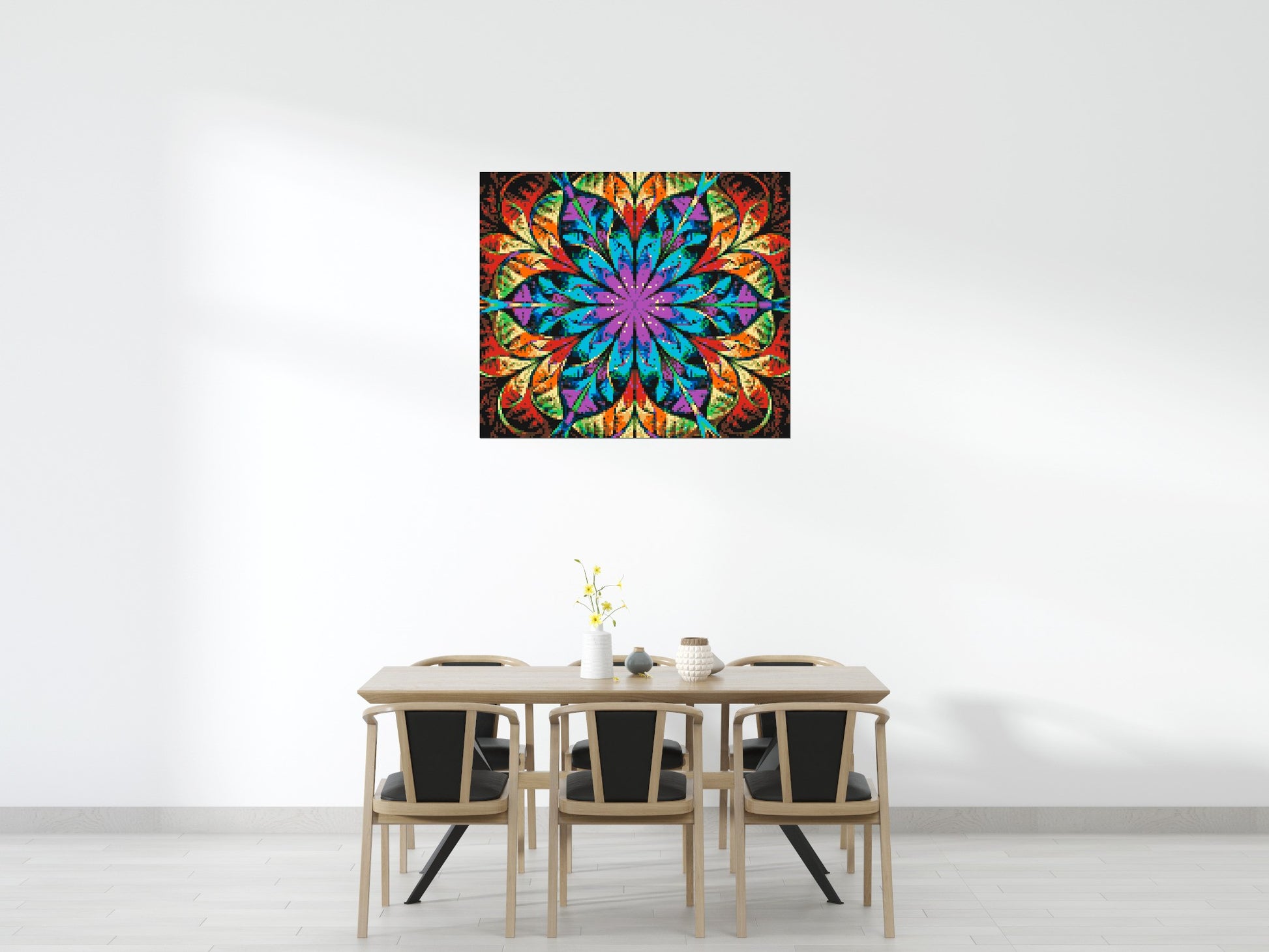 Abstract Pattern #7 - Brick Art Mosaic Kit 7x6 scene