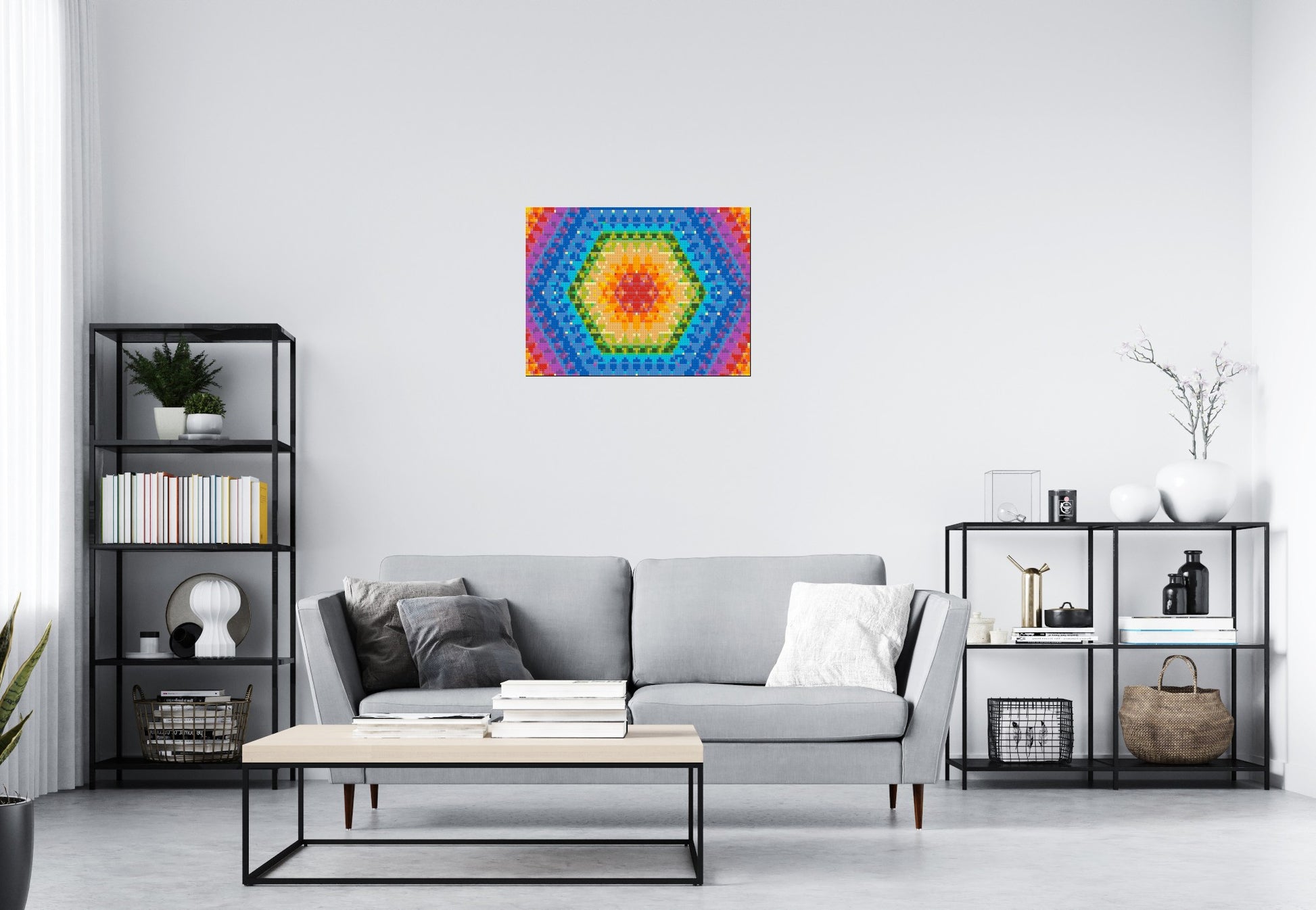 Abstract Pattern #8 - Brick Art Mosaic Kit 4x3 scene