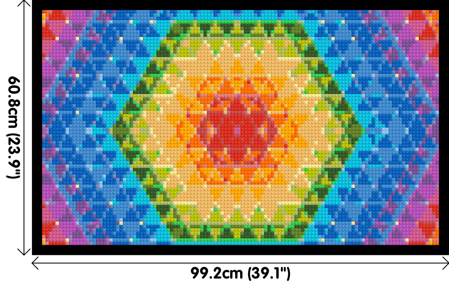 Abstract Pattern #8 - Brick Art Mosaic Kit 5x3 large