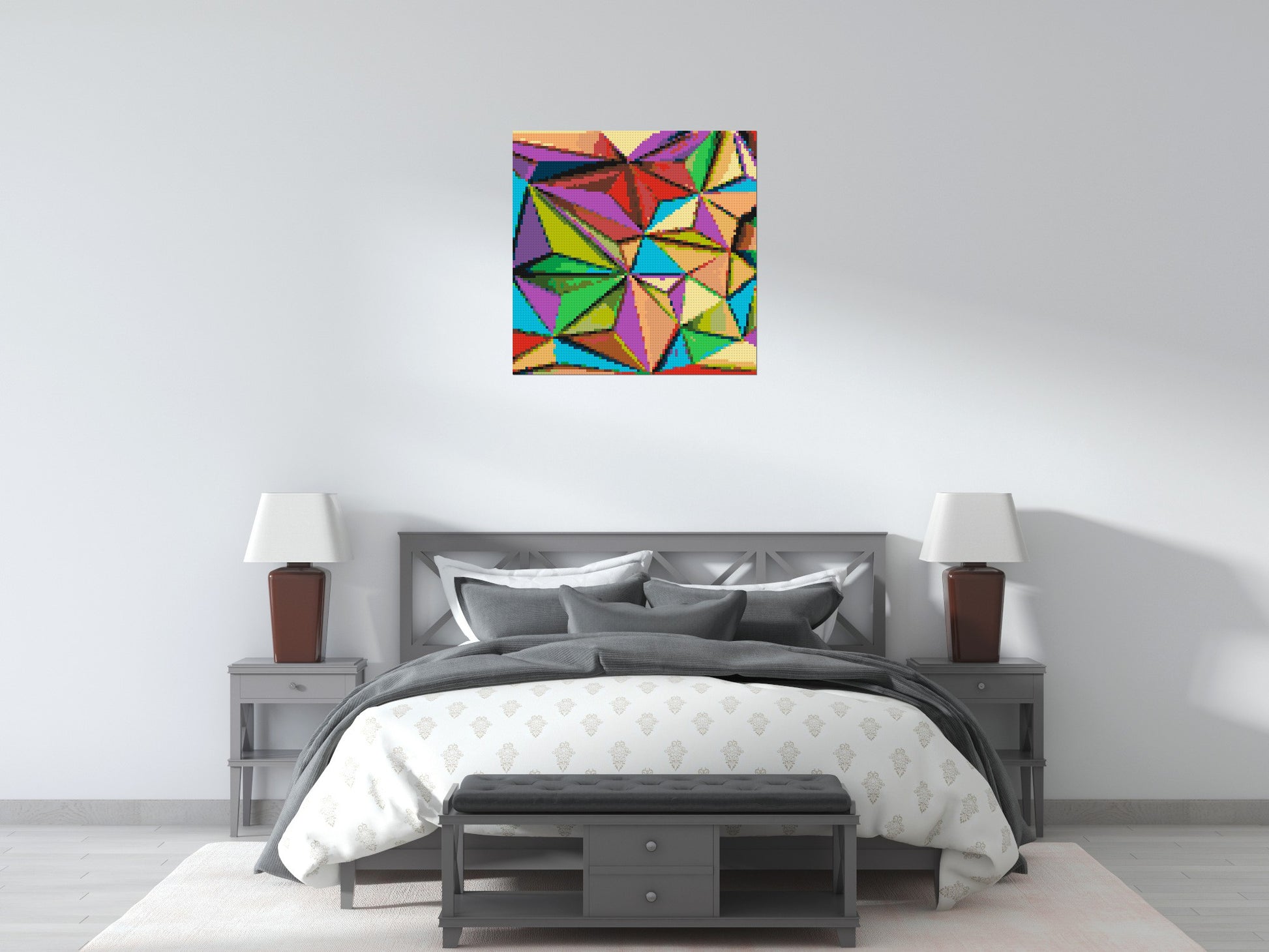 Abstract Pattern #9 - Brick Art Mosaic Kit 4x4 scene