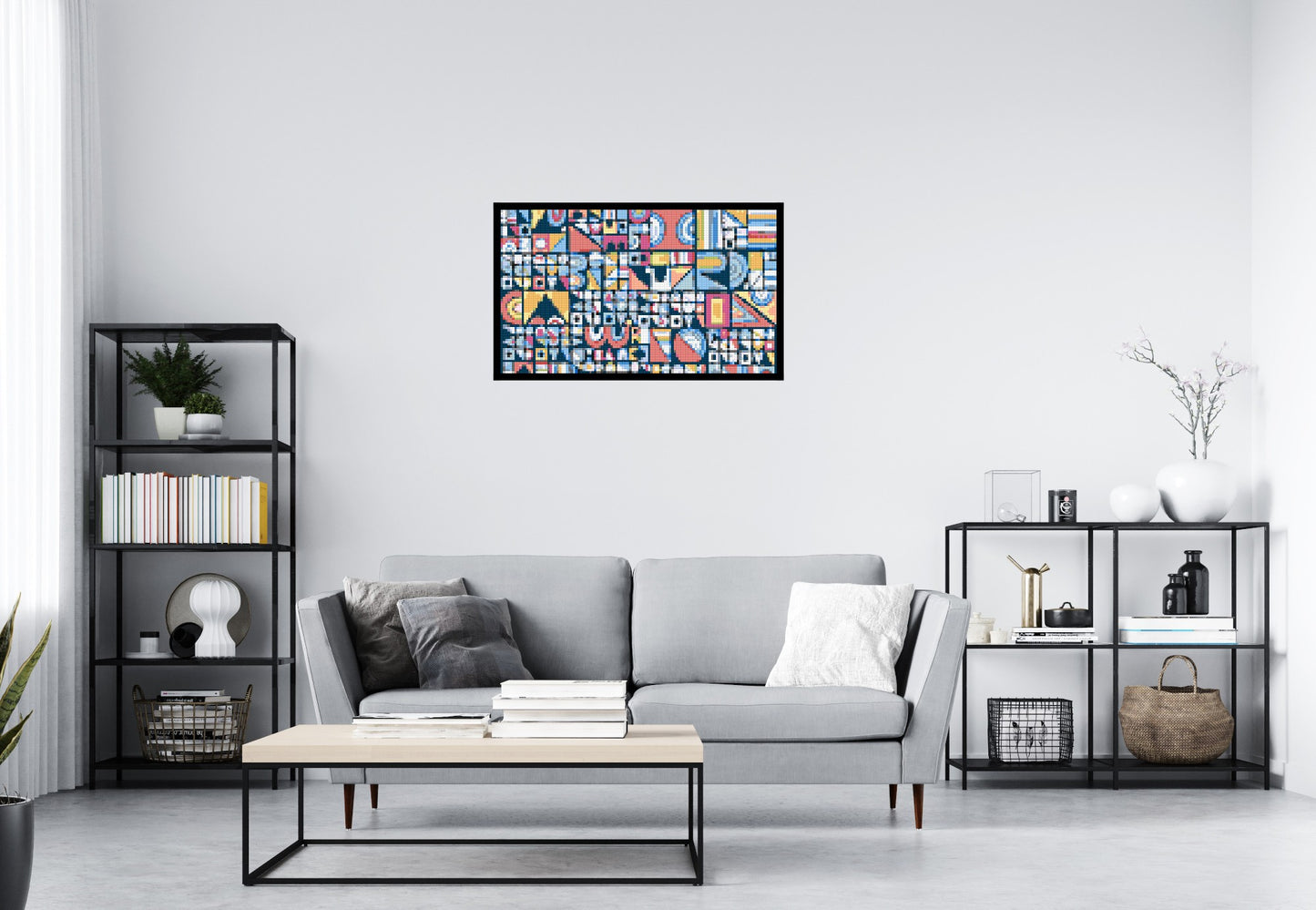 Abstract Pattern #10 - Brick Art Mosaic Kit 5x3 large