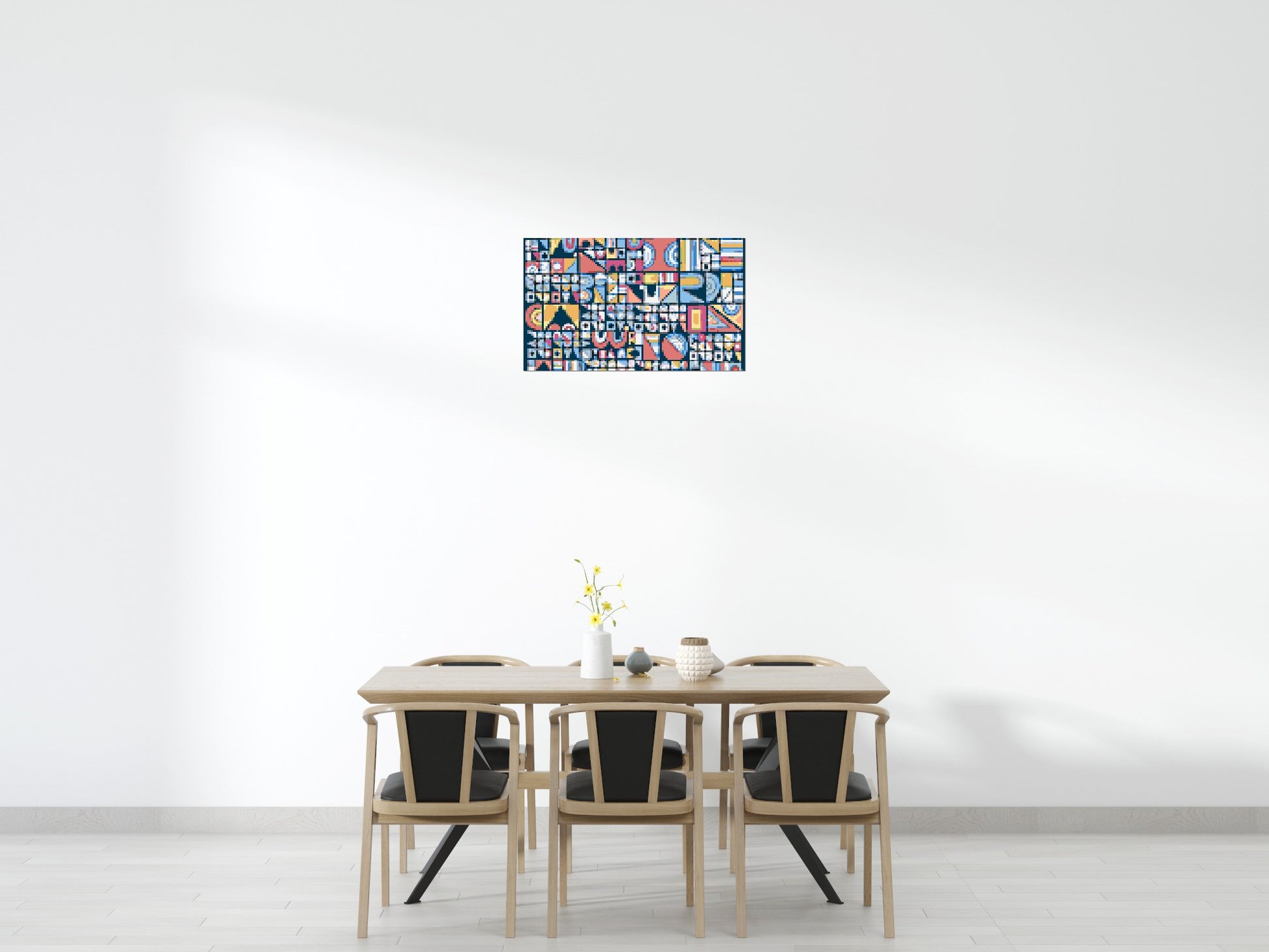 Abstract Pattern #10 - Brick Art Mosaic Kit 5x3 scene