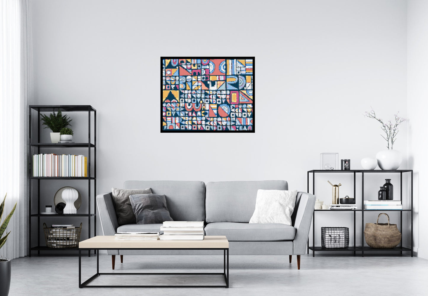 Abstract Pattern #10 - Brick Art Mosaic Kit 5x4 large