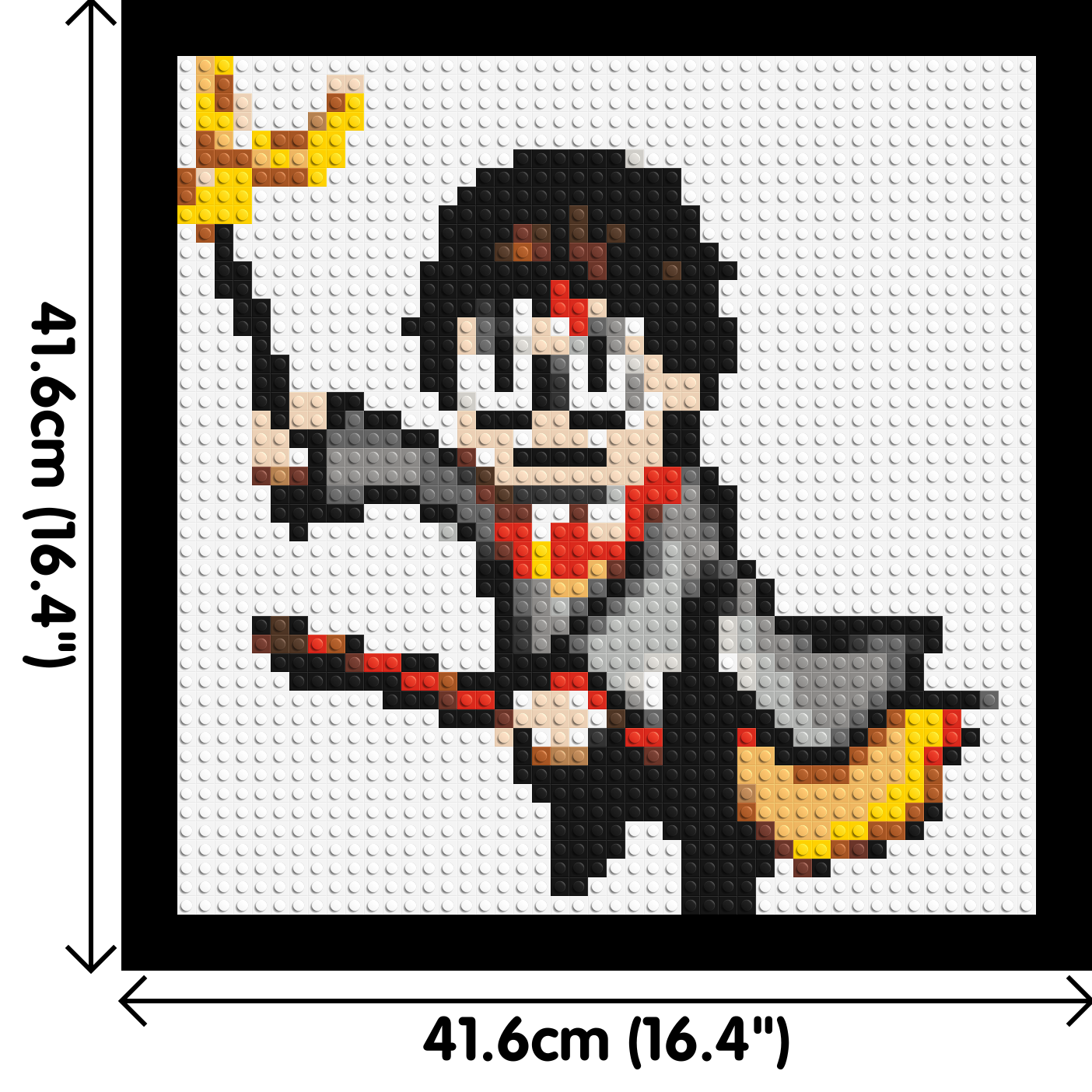 Harry Potter Pixel Art - Brick Art Mosaic Kit 2x2 large