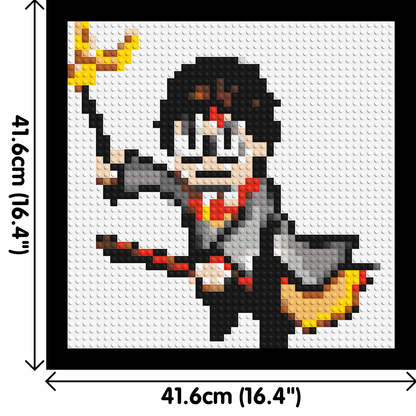 Harry Potter Pixel Art - Brick Art Mosaic Kit 2x2 large