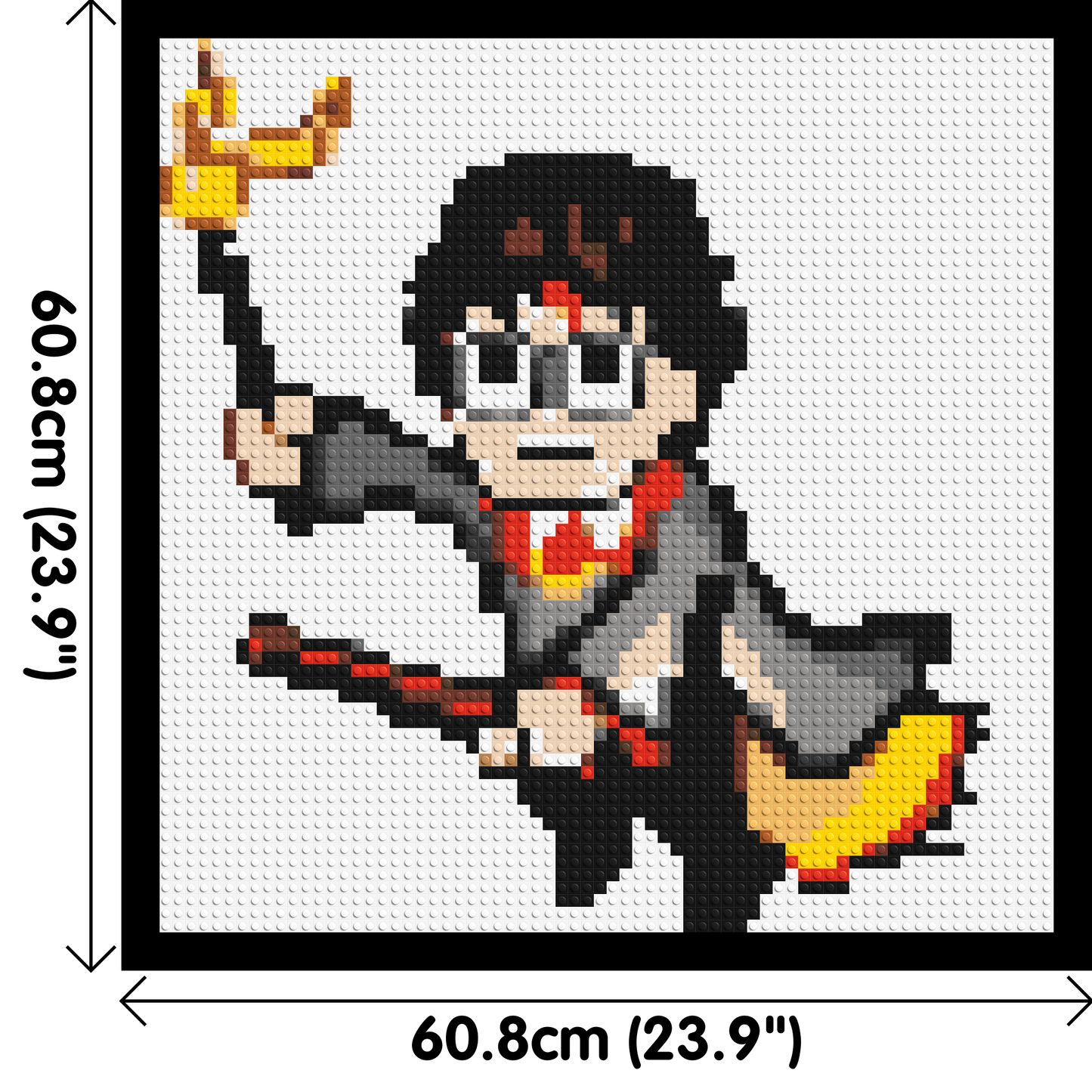 Harry Potter Pixel Art - Brick Art Mosaic Kit 3x3 large