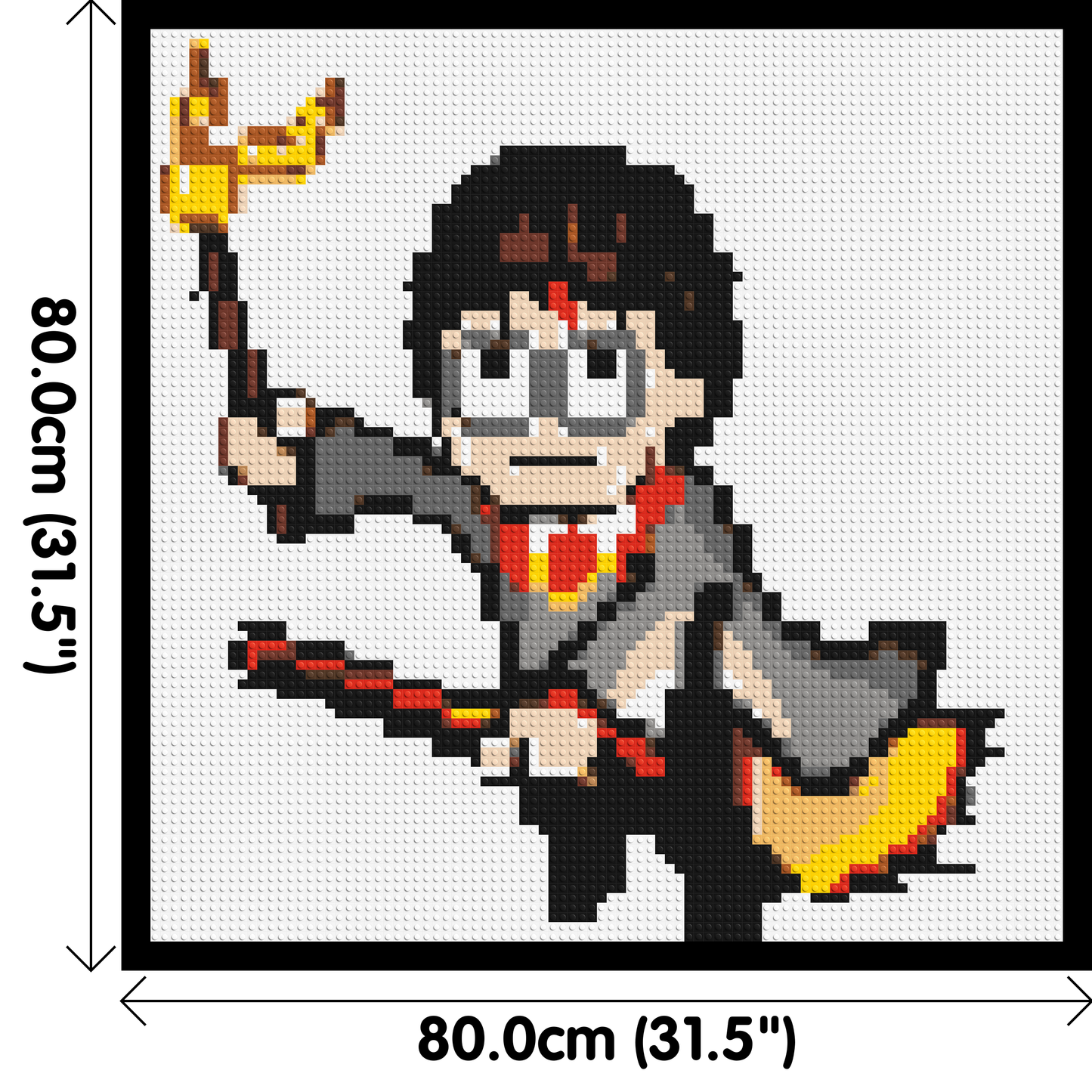 Harry Potter Pixel Art - Brick Art Mosaic Kit 4x4 large