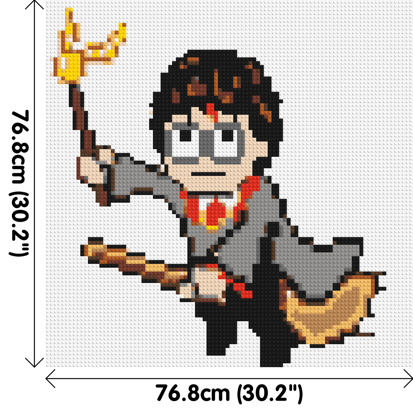 Harry Potter Pixel Art - Brick Art Mosaic Kit 4x4 large