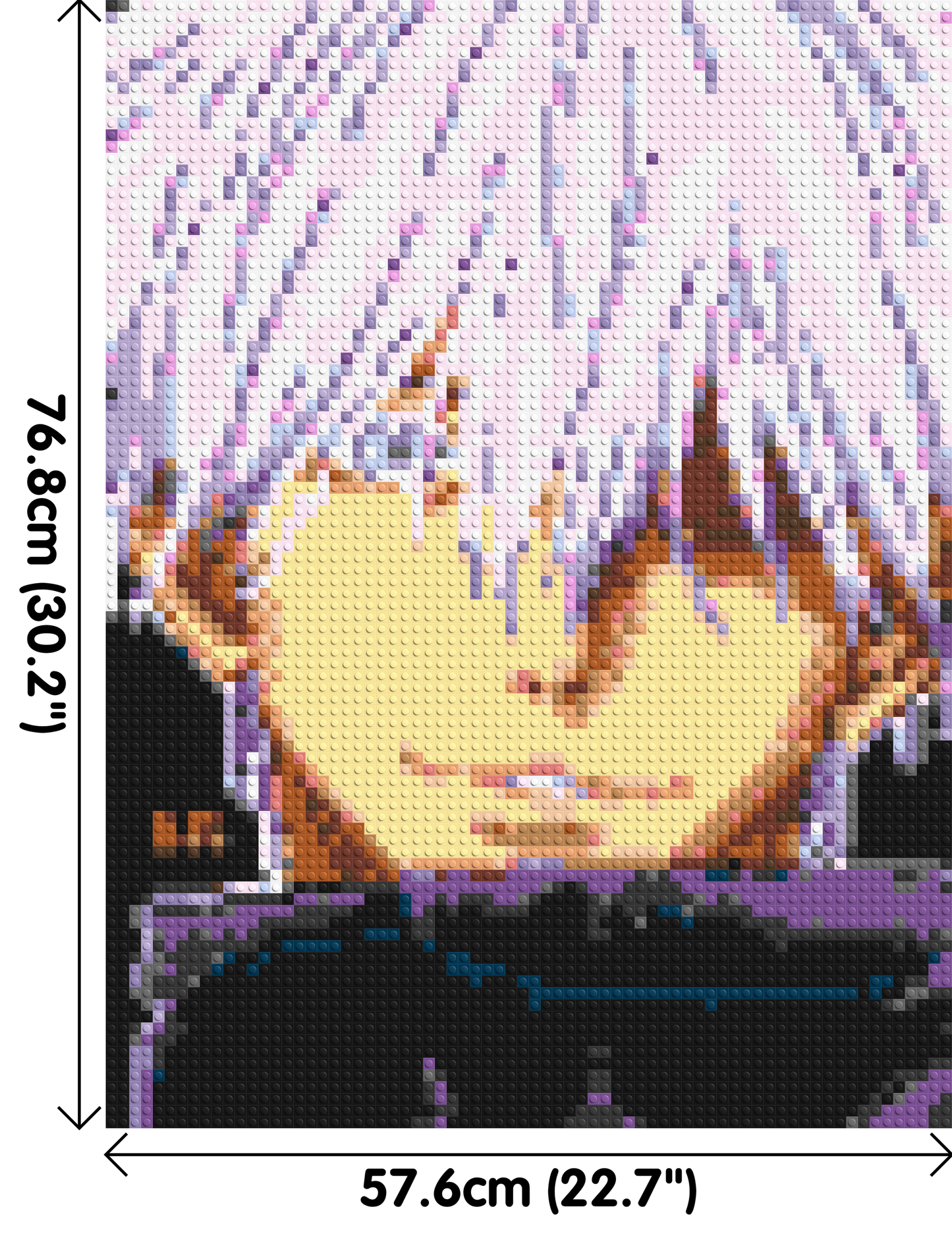 Satoru Gojo - Brick Art Mosaic Kit 3x4 large