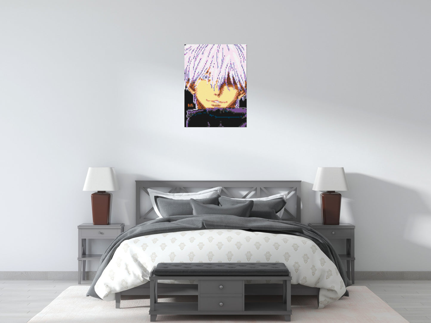 Satoru Gojo - Brick Art Mosaic Kit 3x4 large