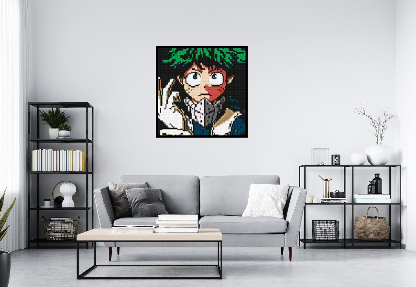 Izuku Midoriya Pixel Art - Brick Art Mosaic Kit 5x5 large