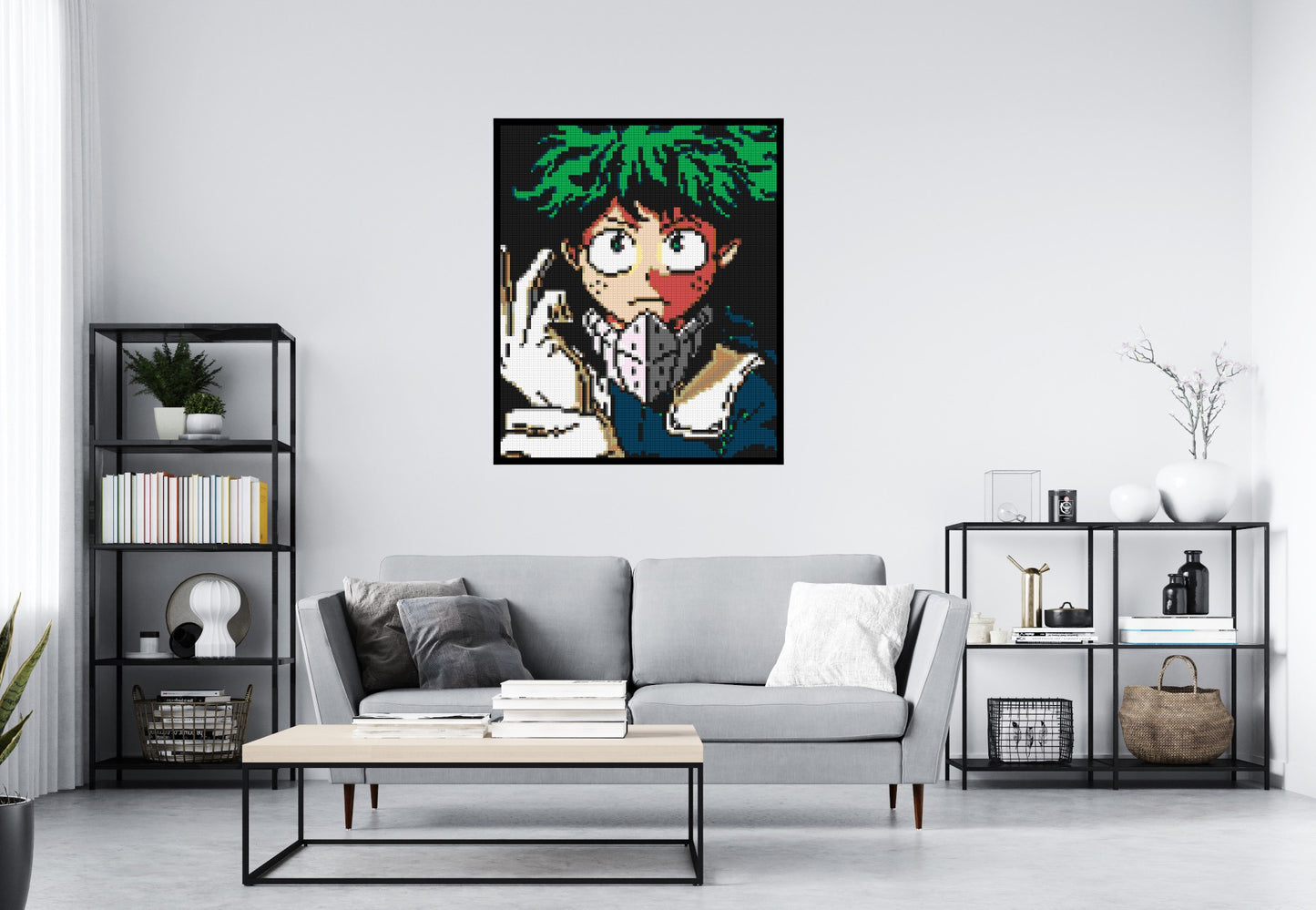 Izuku Midoriya Pixel Art - Brick Art Mosaic Kit 5x6 large