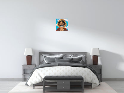 Monkey D. Luffy Pixel Art - Brick Art Mosaic Kit 2x2 large