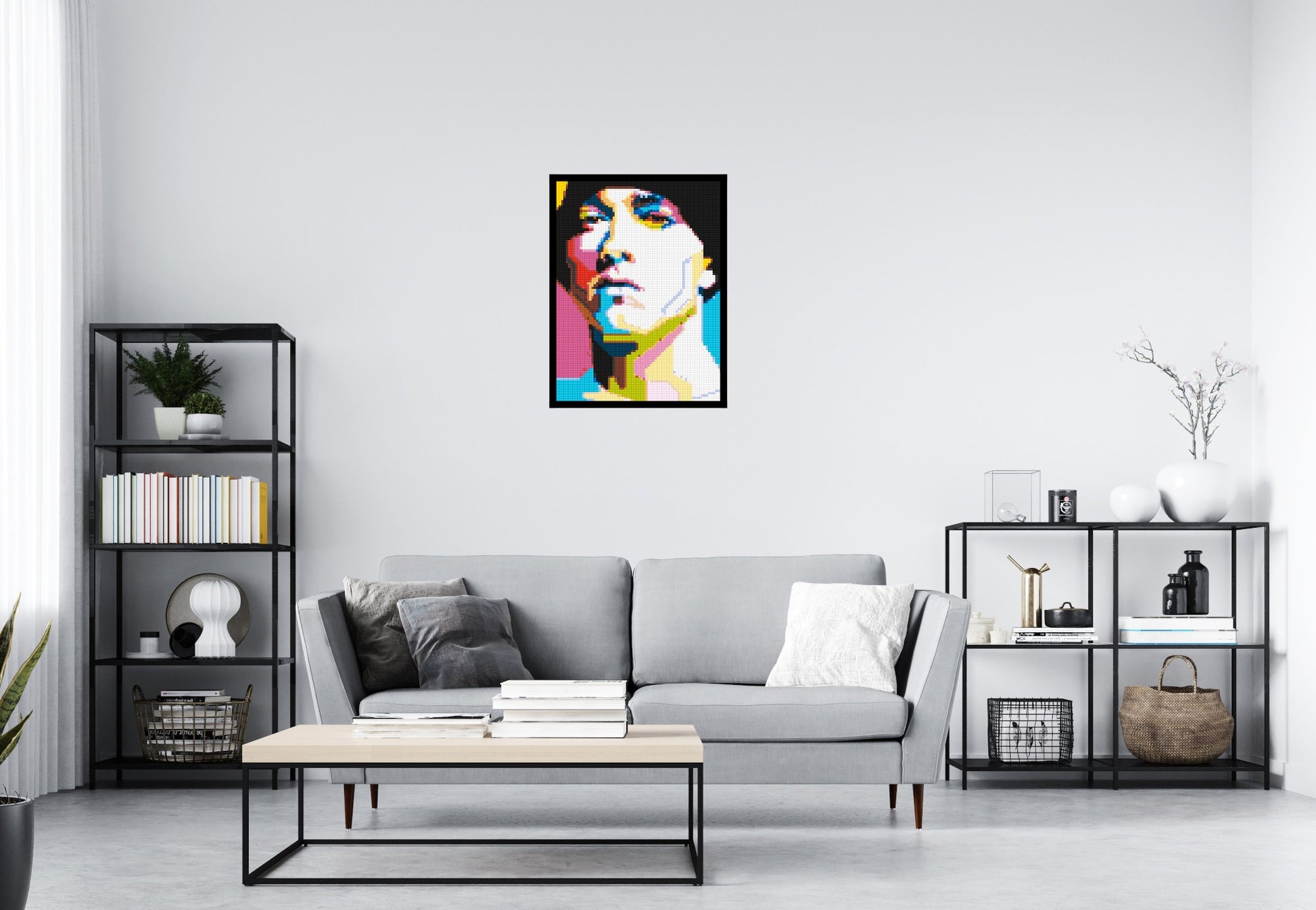 Eminem - Brick Art Mosaic Kit 3x4 scene with frame