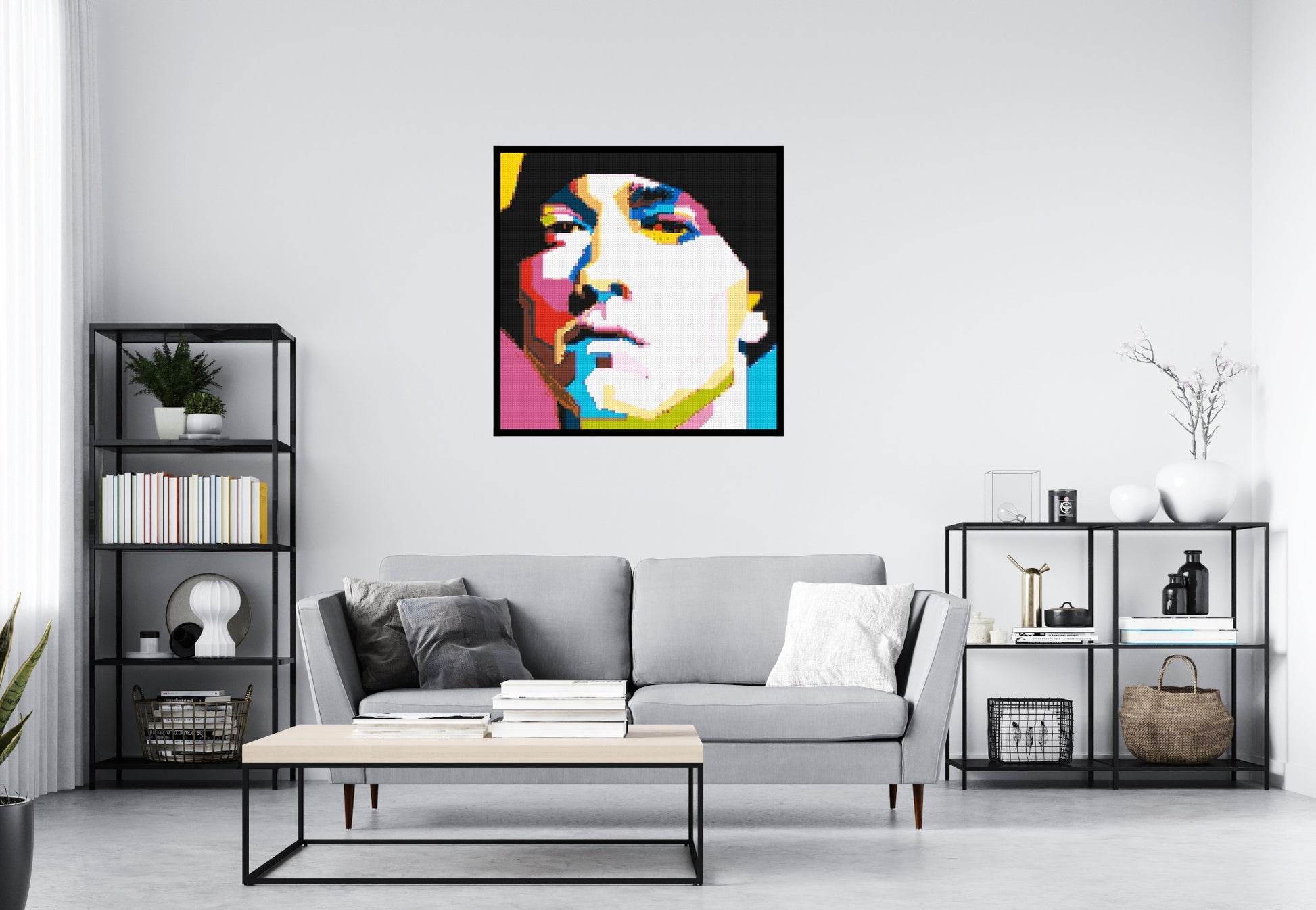 Eminem - Brick Art Mosaic Kit 5x5 scene with frame