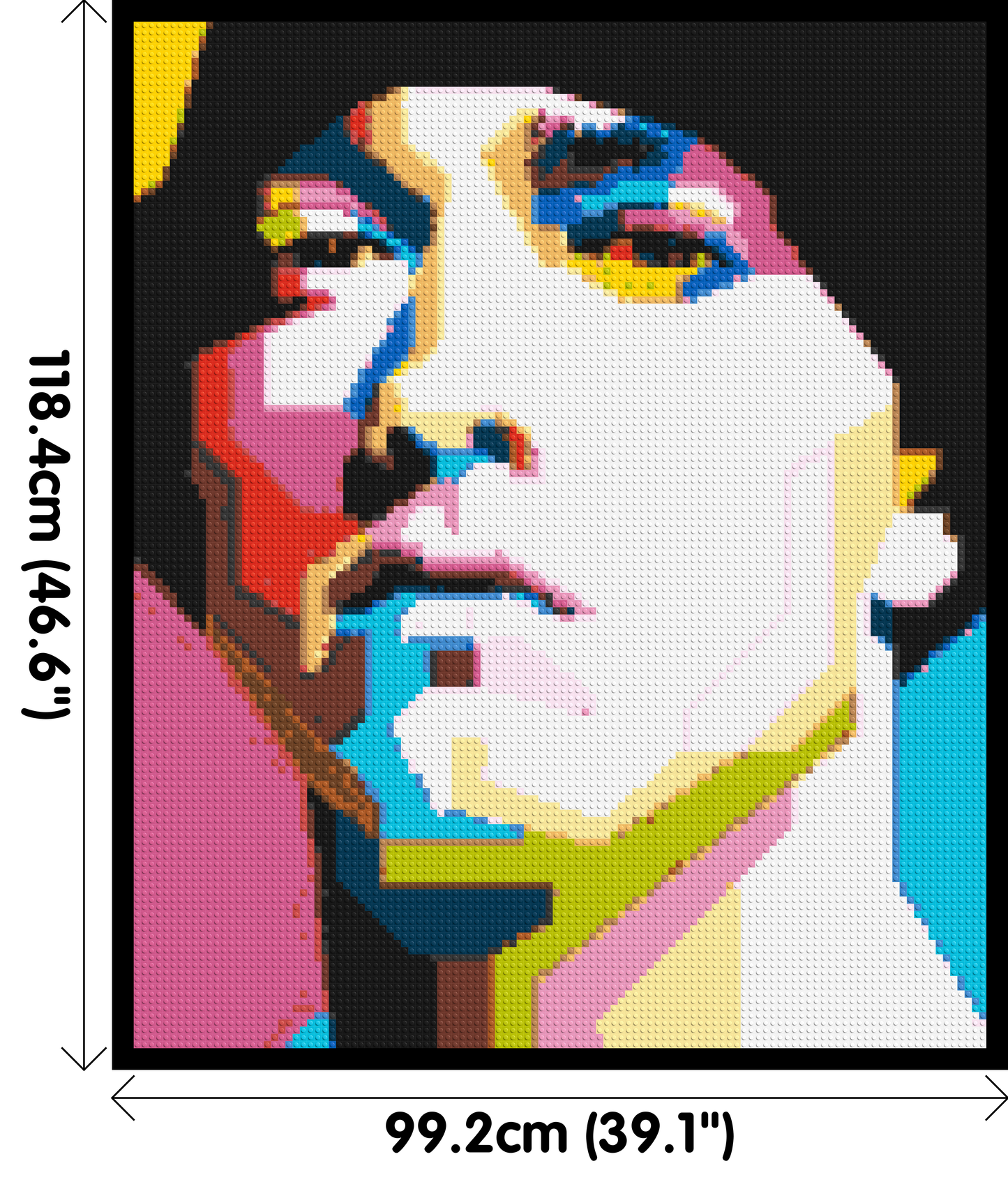 Eminem - Brick Art Mosaic Kit 5x6 large