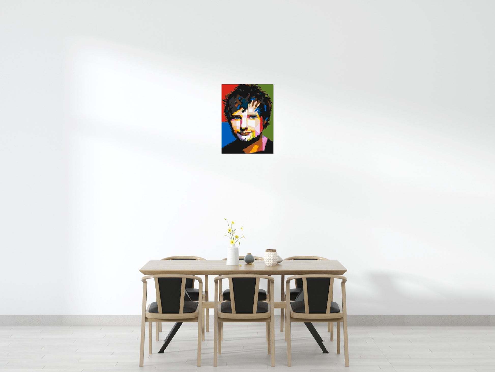 Ed Sheeran - Brick Art Mosaic Kit 3x4 scene