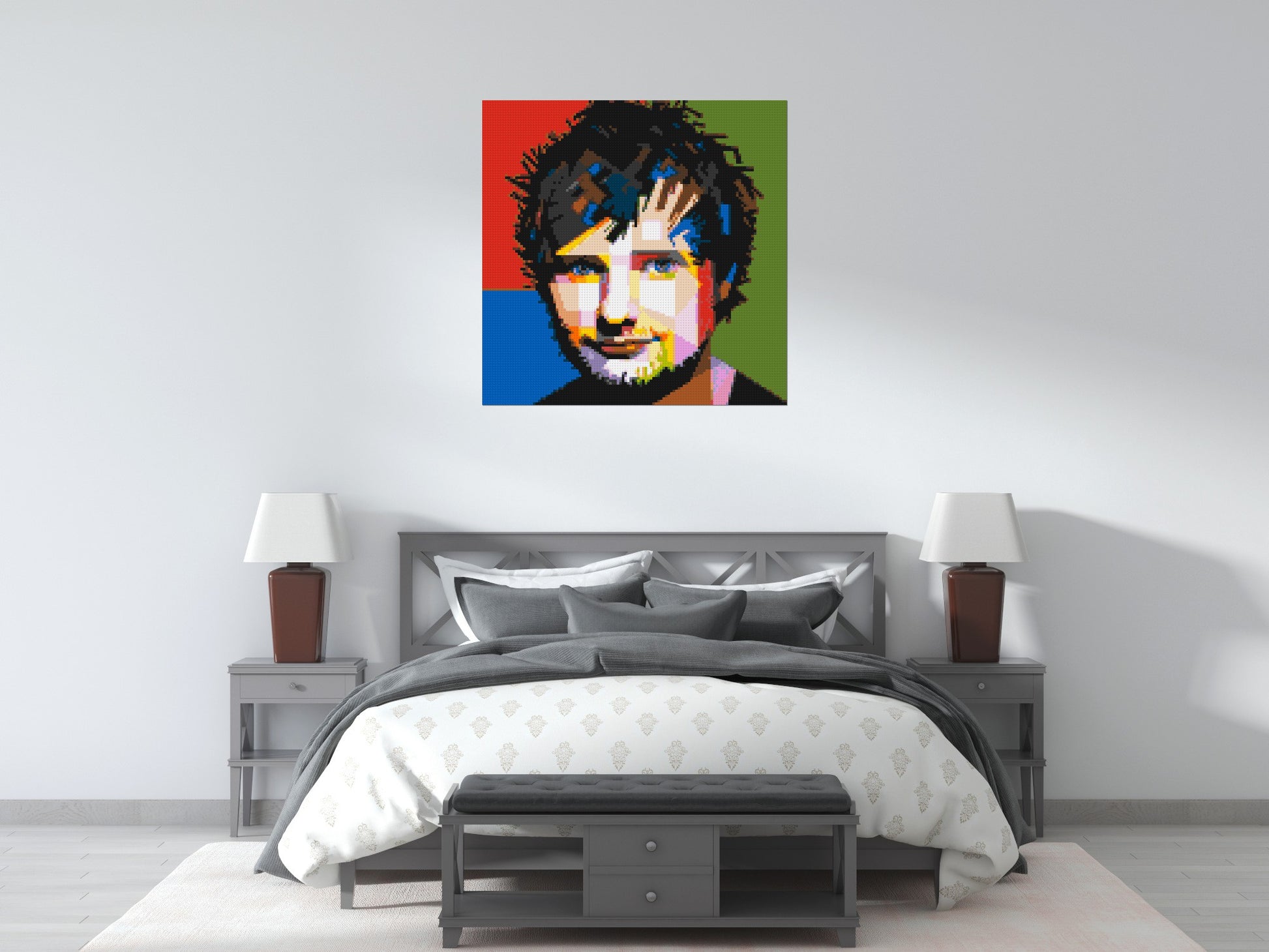 Ed Sheeran - Brick Art Mosaic Kit 5x5 scene