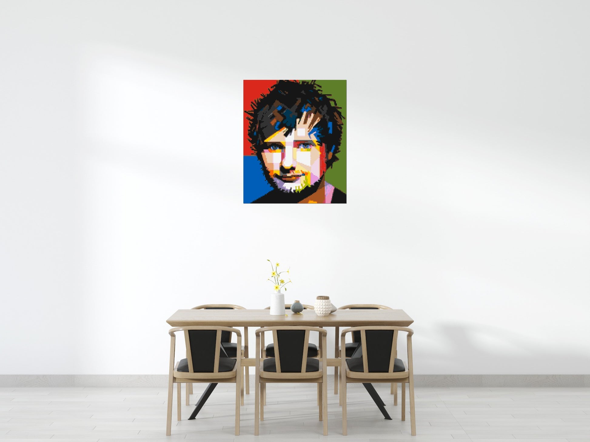 Ed Sheeran - Brick Art Mosaic Kit 5x6 scene