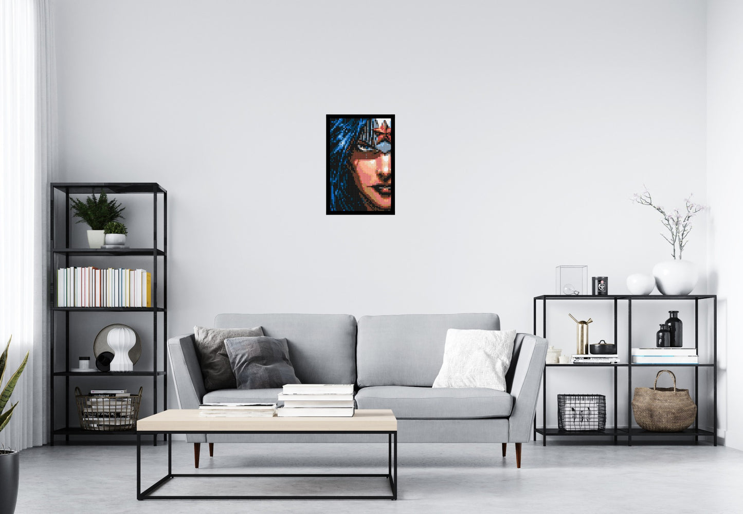 Wonder Woman - Brick Art Mosaic Kit 2x3 large