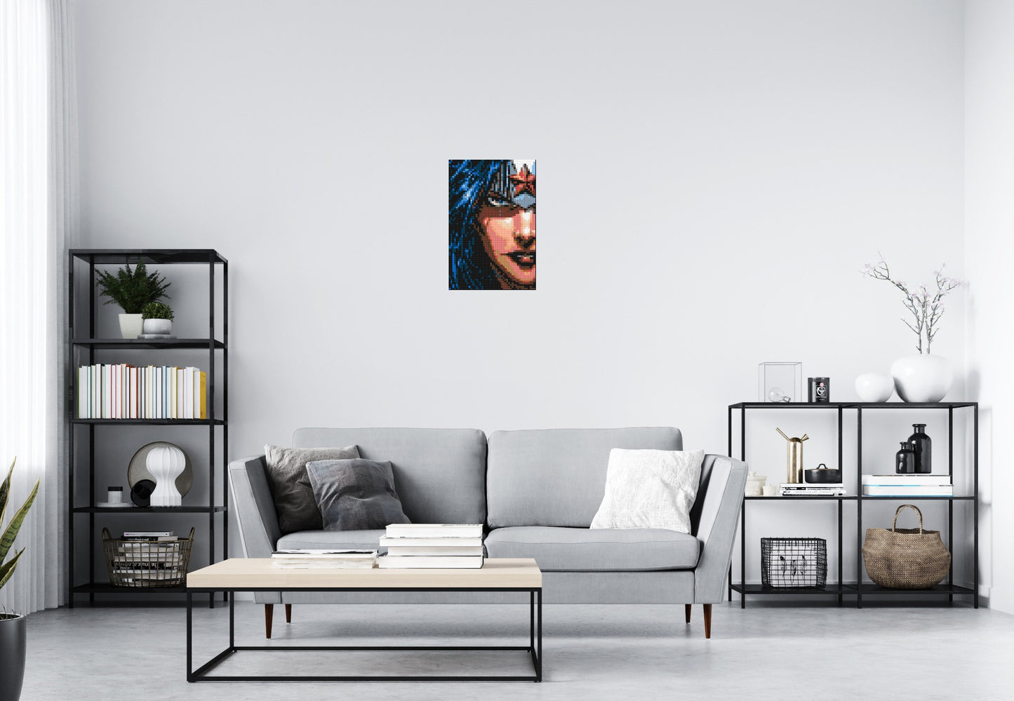 Wonder Woman - Brick Art Mosaic Kit 2x3 large