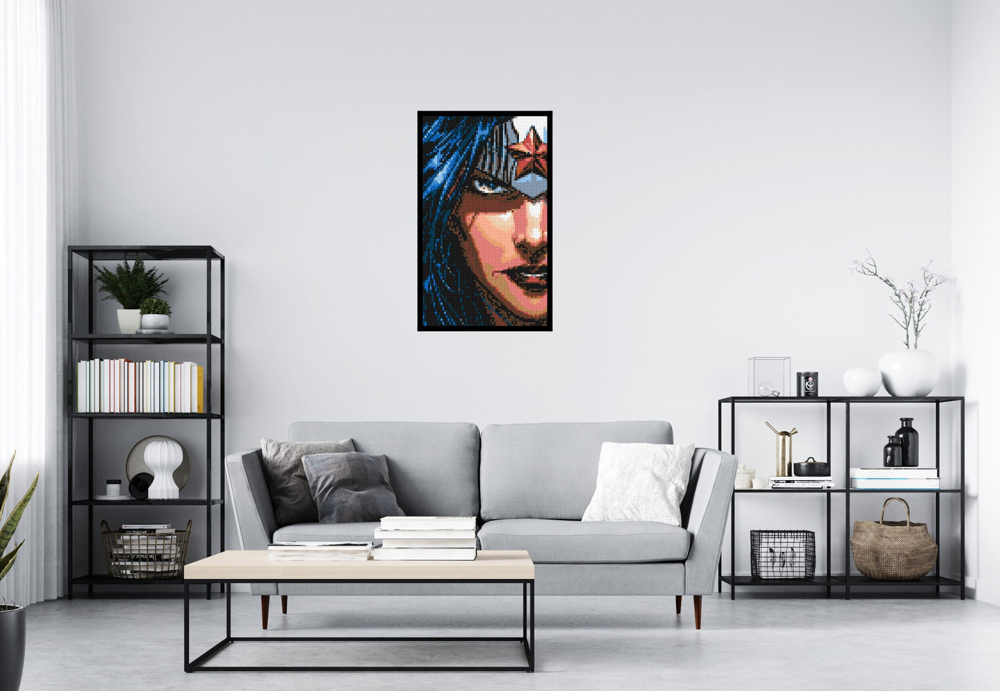 Wonder Woman - Brick Art Mosaic Kit 3x5 large