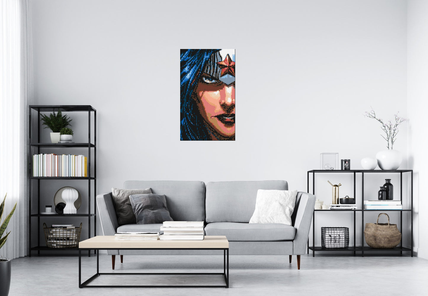 Wonder Woman - Brick Art Mosaic Kit 3x5 large