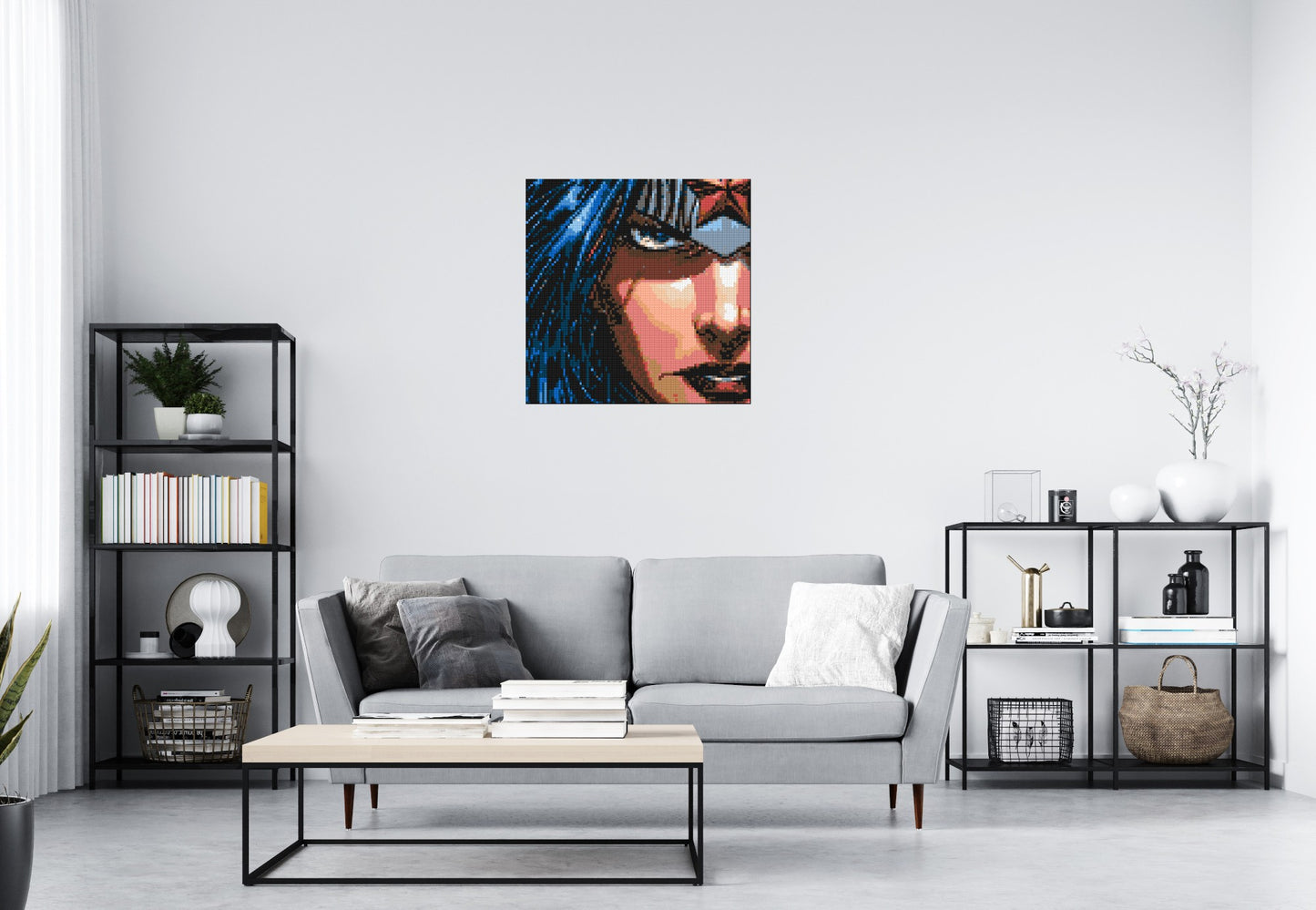 Wonder Woman - Brick Art Mosaic Kit 4x4 large