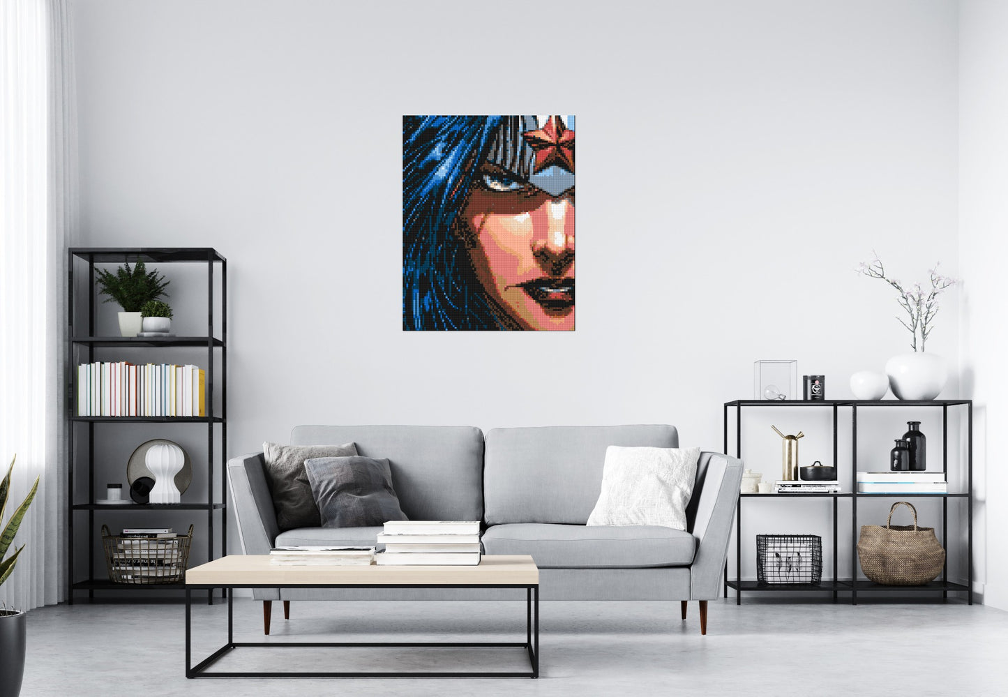 Wonder Woman - Brick Art Mosaic Kit 4x5 large