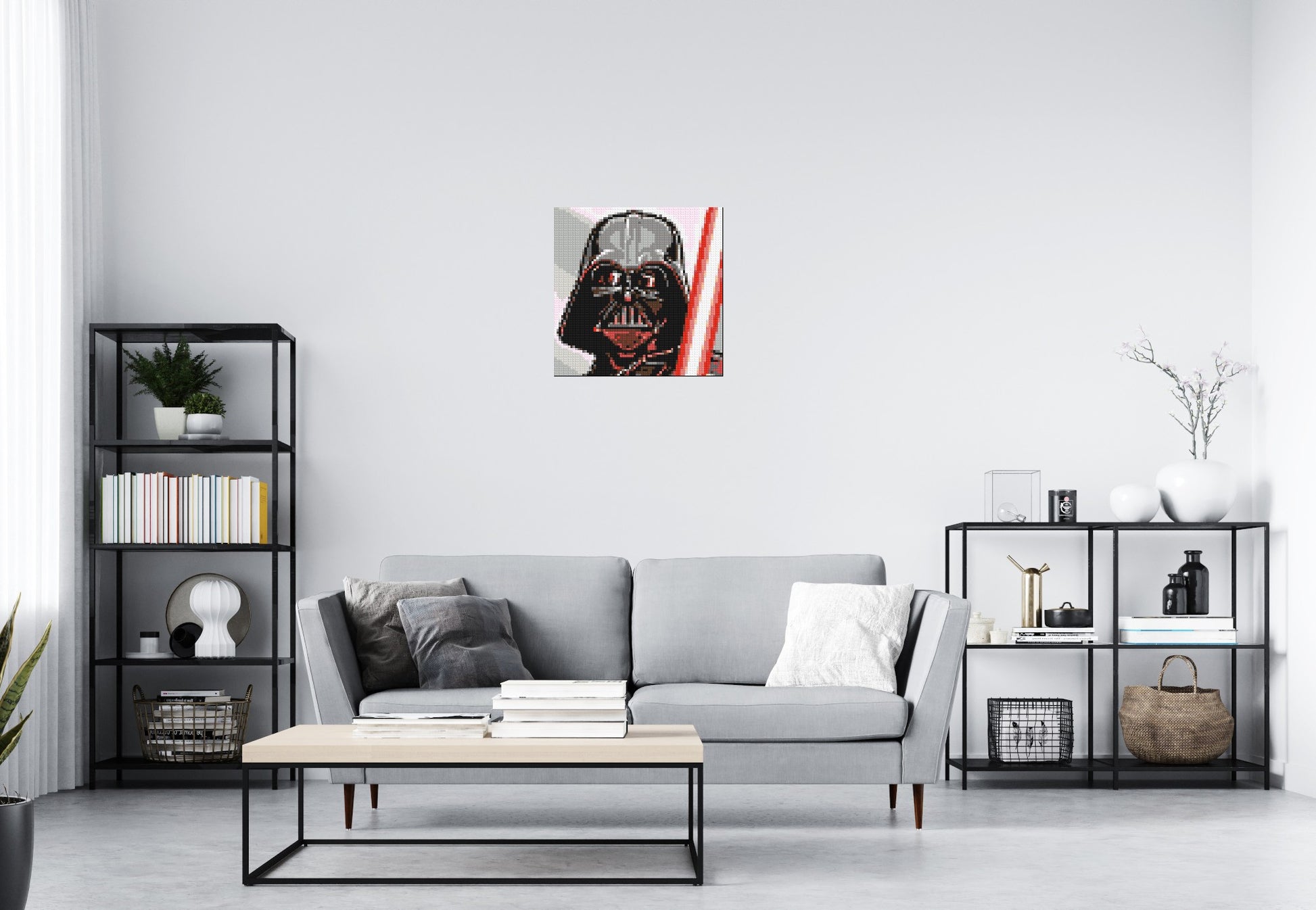 Darth Vader - Brick Art Mosaic Kit 3x3 scene
