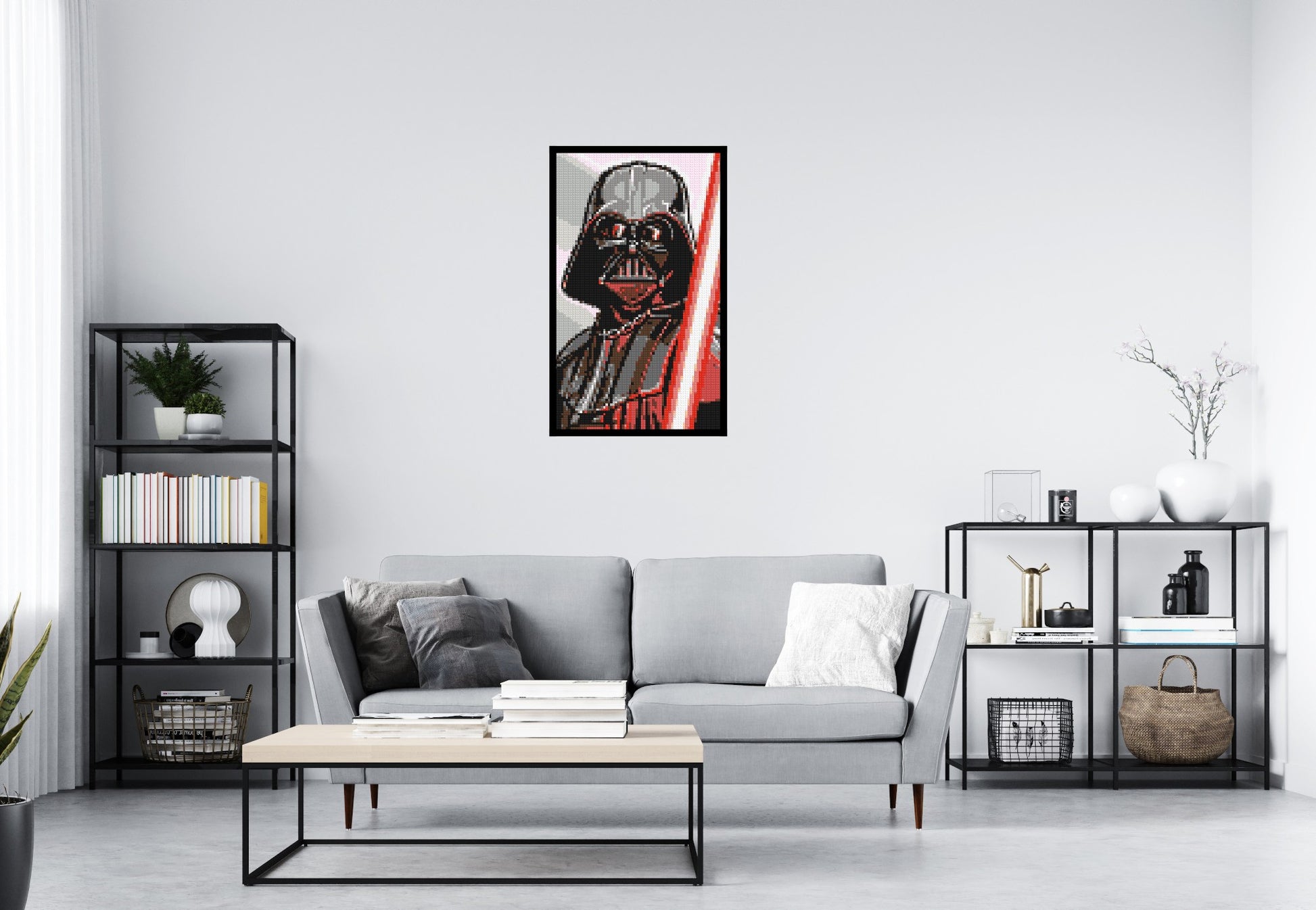 Darth Vader - Brick Art Mosaic Kit 3x5 scene with frame