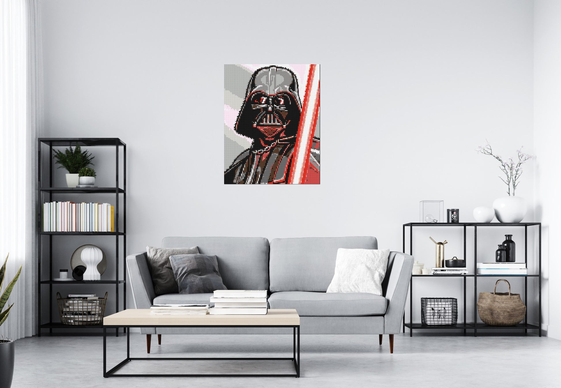 Darth Vader - Brick Art Mosaic Kit 4x5 scene