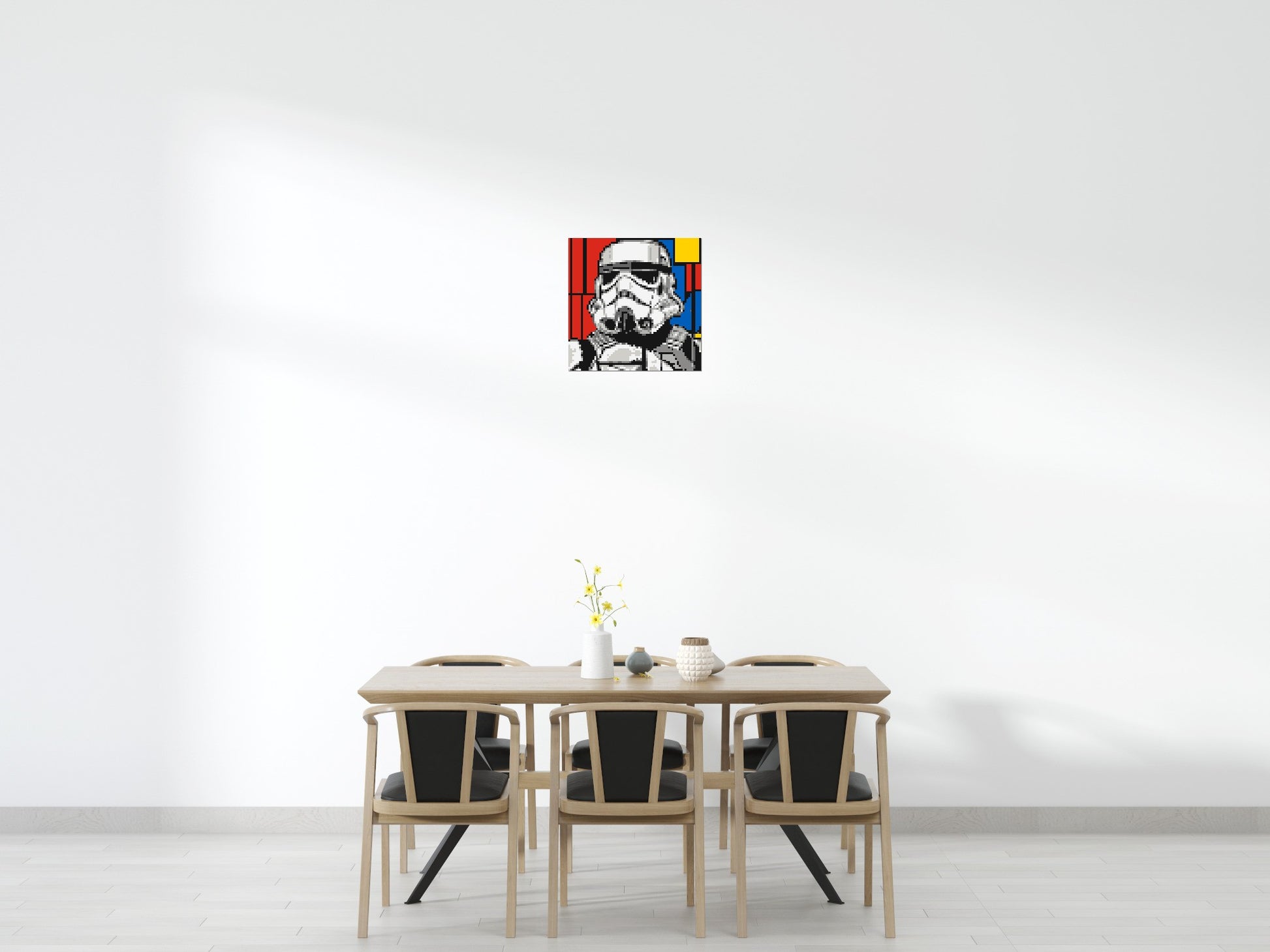 Stormtrooper - Brick Art Mosaic Kit 3x3 scene
