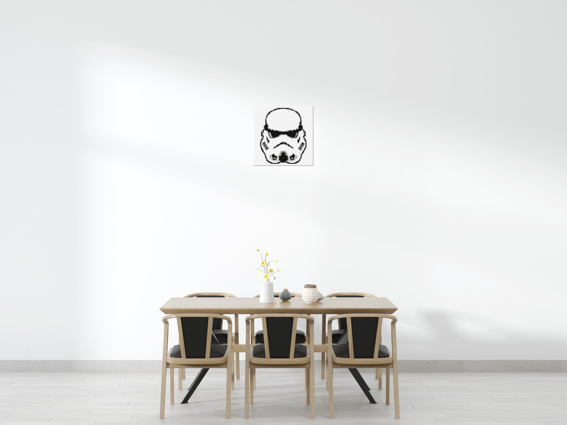 Stormtrooper #2 - Brick Art Mosaic Kit 3x3 scene