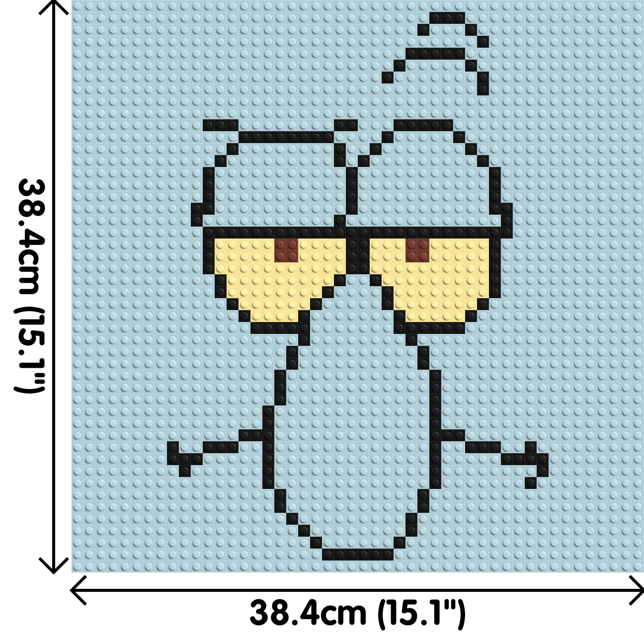 Squidward - Brick Art Mosaic Kit 2x2 large
