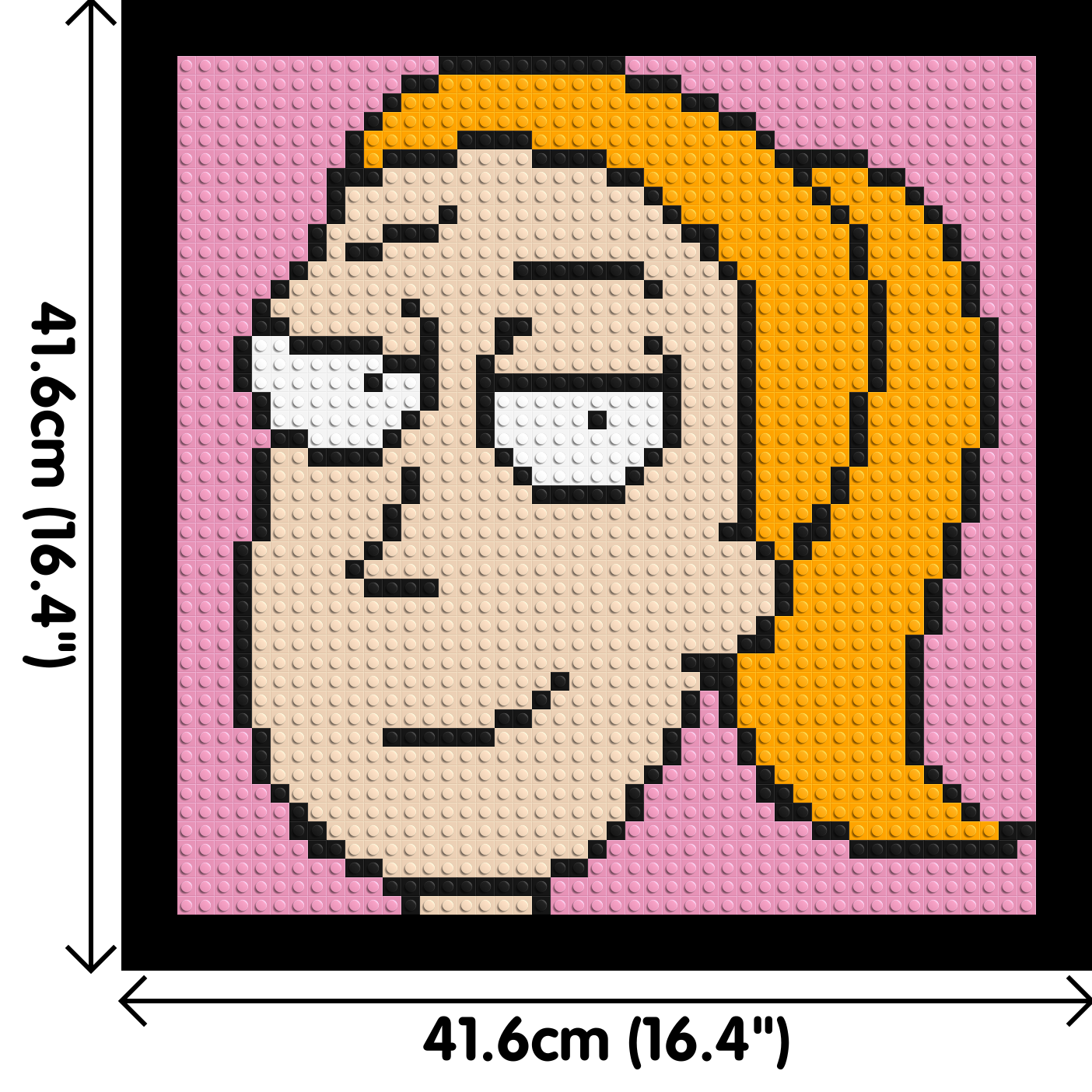 Summer Smith - Brick Art Mosaic Kit 2x2 dimensions with frame