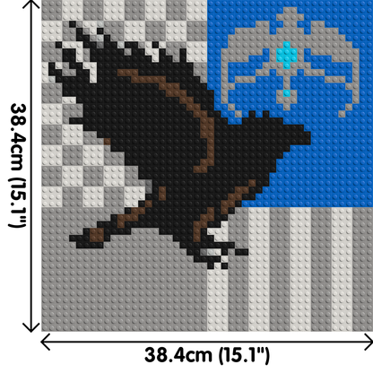 Ravenclaw Coat of Arms (Harry Potter) - Brick Art Mosaic Kit 2x2 large