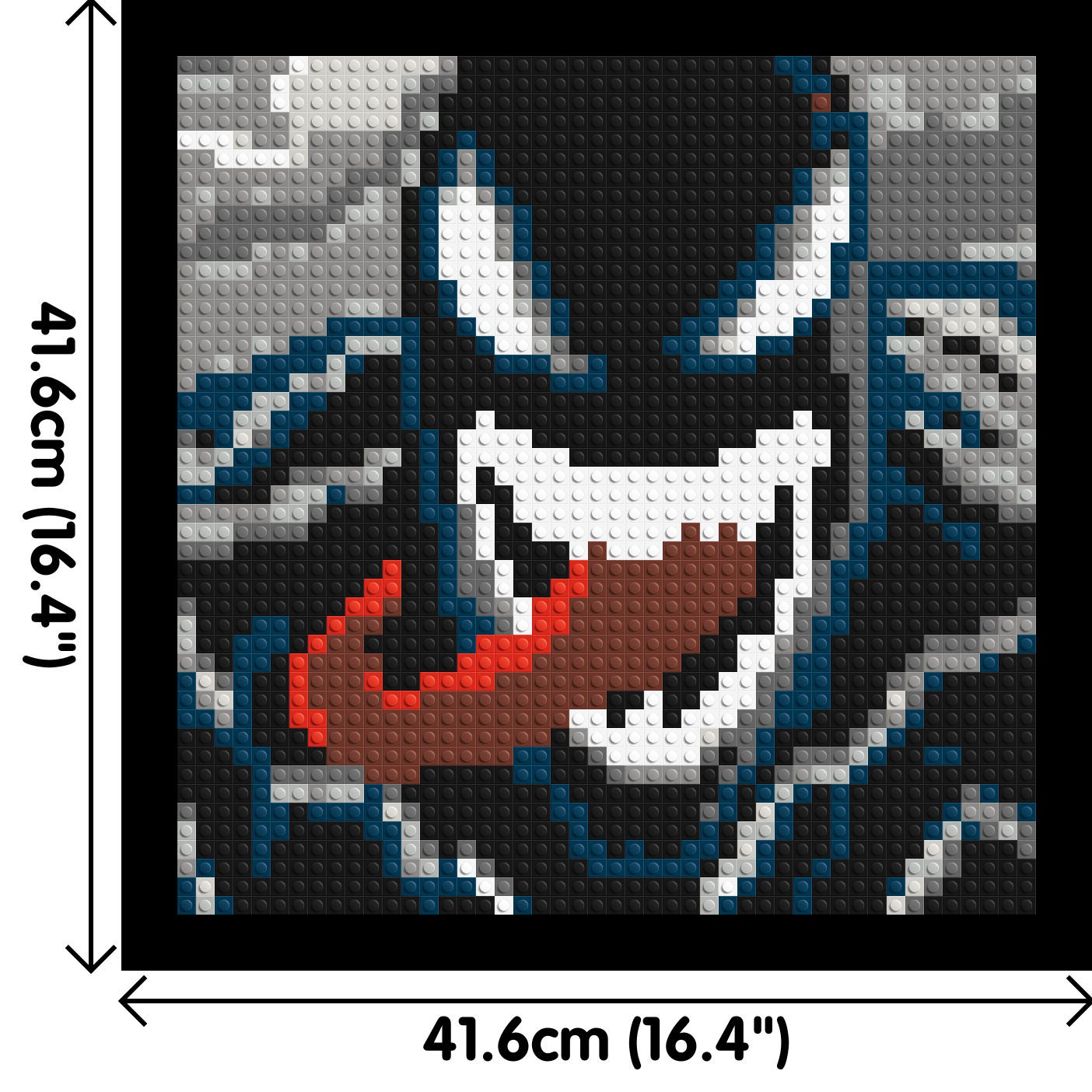 Venom - Brick Art Mosaic Kit 2x2 large