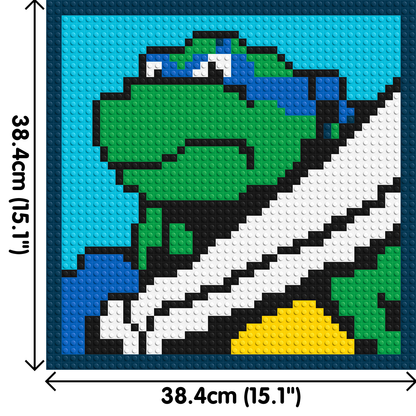 Leonardo (TMNT)  - Brick Art Mosaic Kit 2x2 large