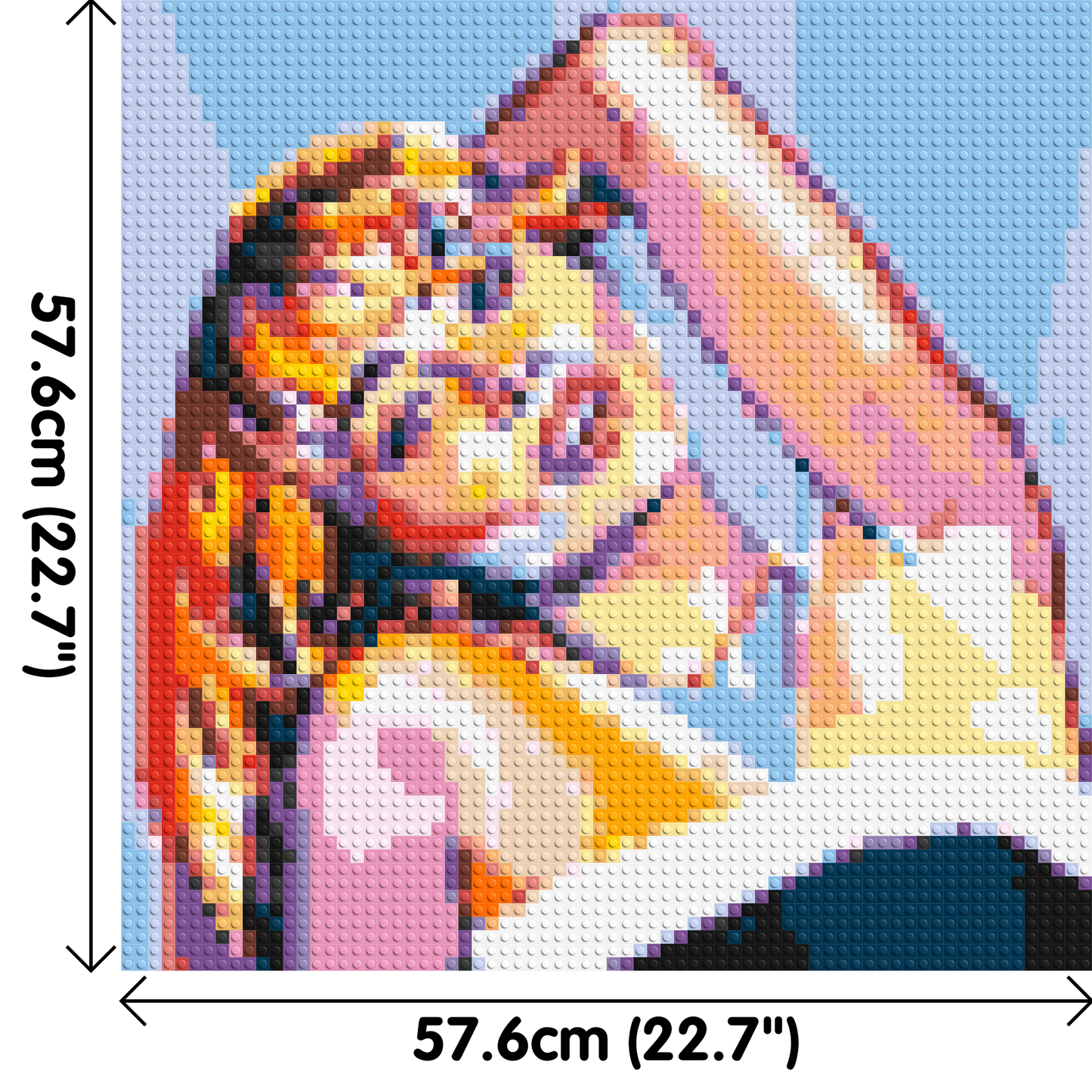 Sabrina Carpenter - Brick Art Mosaic Kit 3x3 large