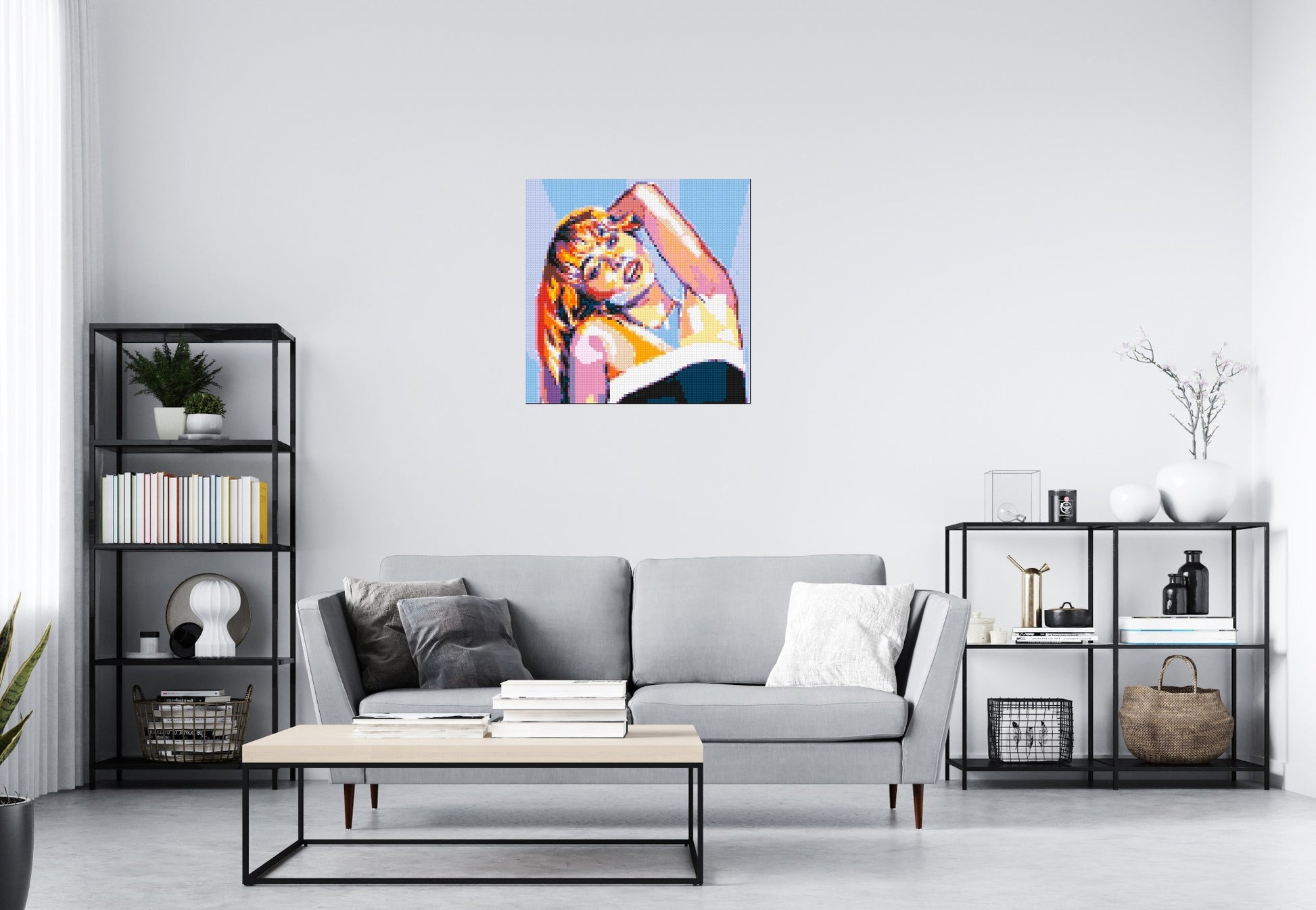 Sabrina Carpenter - Brick Art Mosaic Kit 4x4 scene